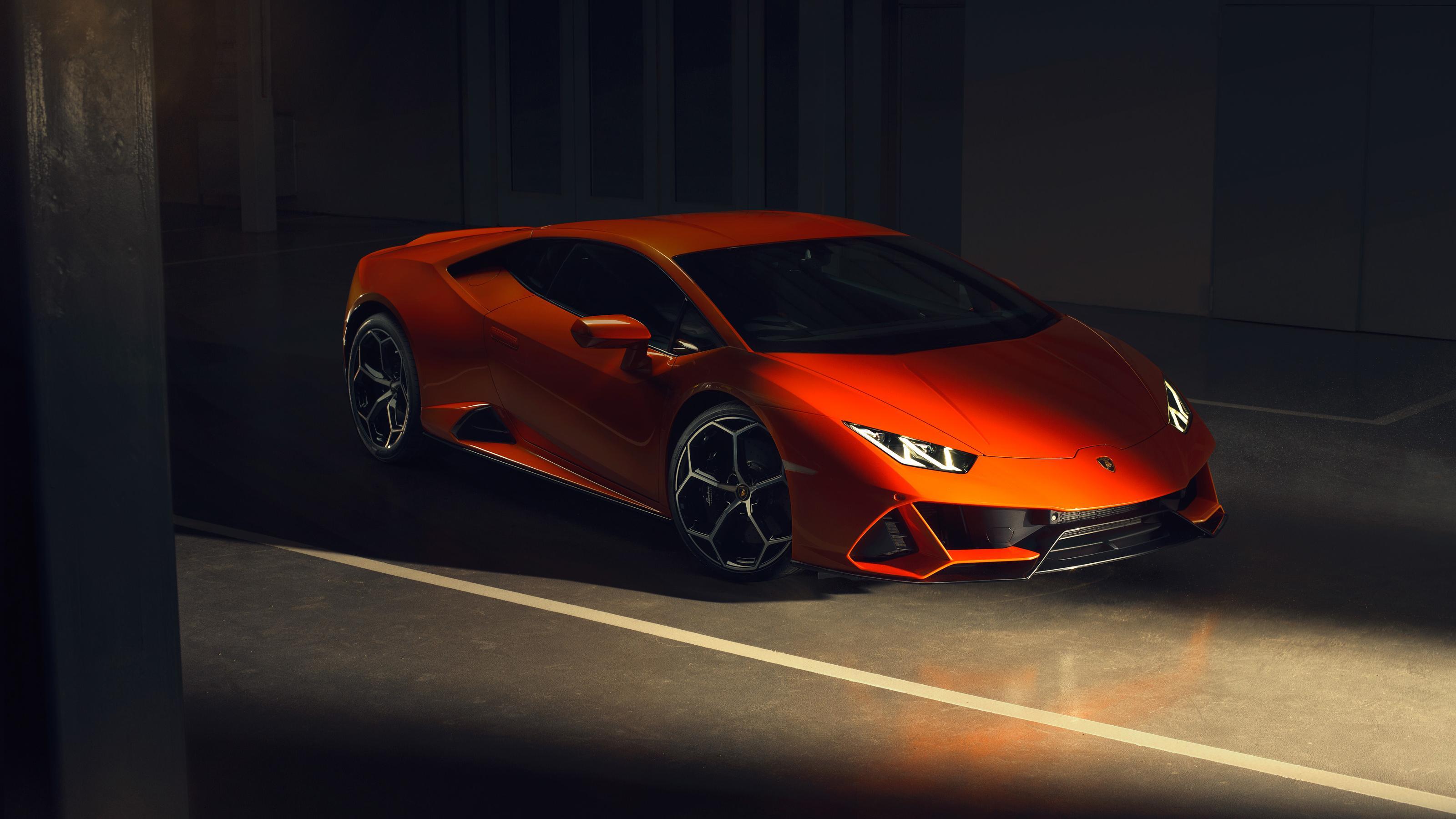 Lamborghini Huracan EVO 2019 4K Wallpaper. HD Car