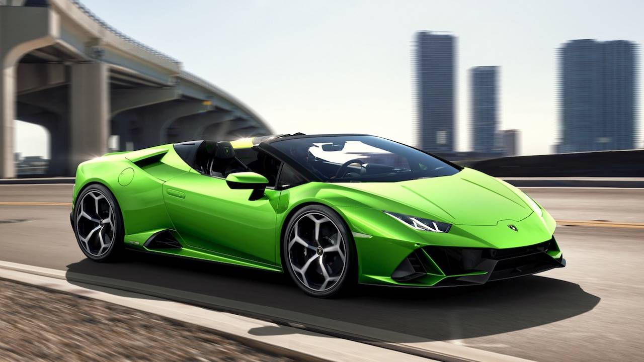 Lamborghini Huracan EVO Spyder loses roof but not the 640hp