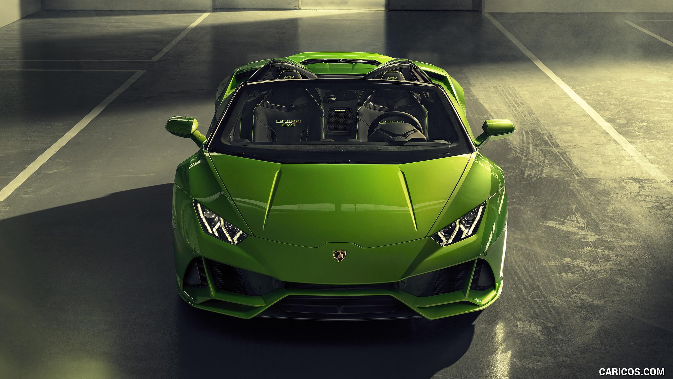 Lamborghini Huracán EVO Spyder. HD Wallpaper