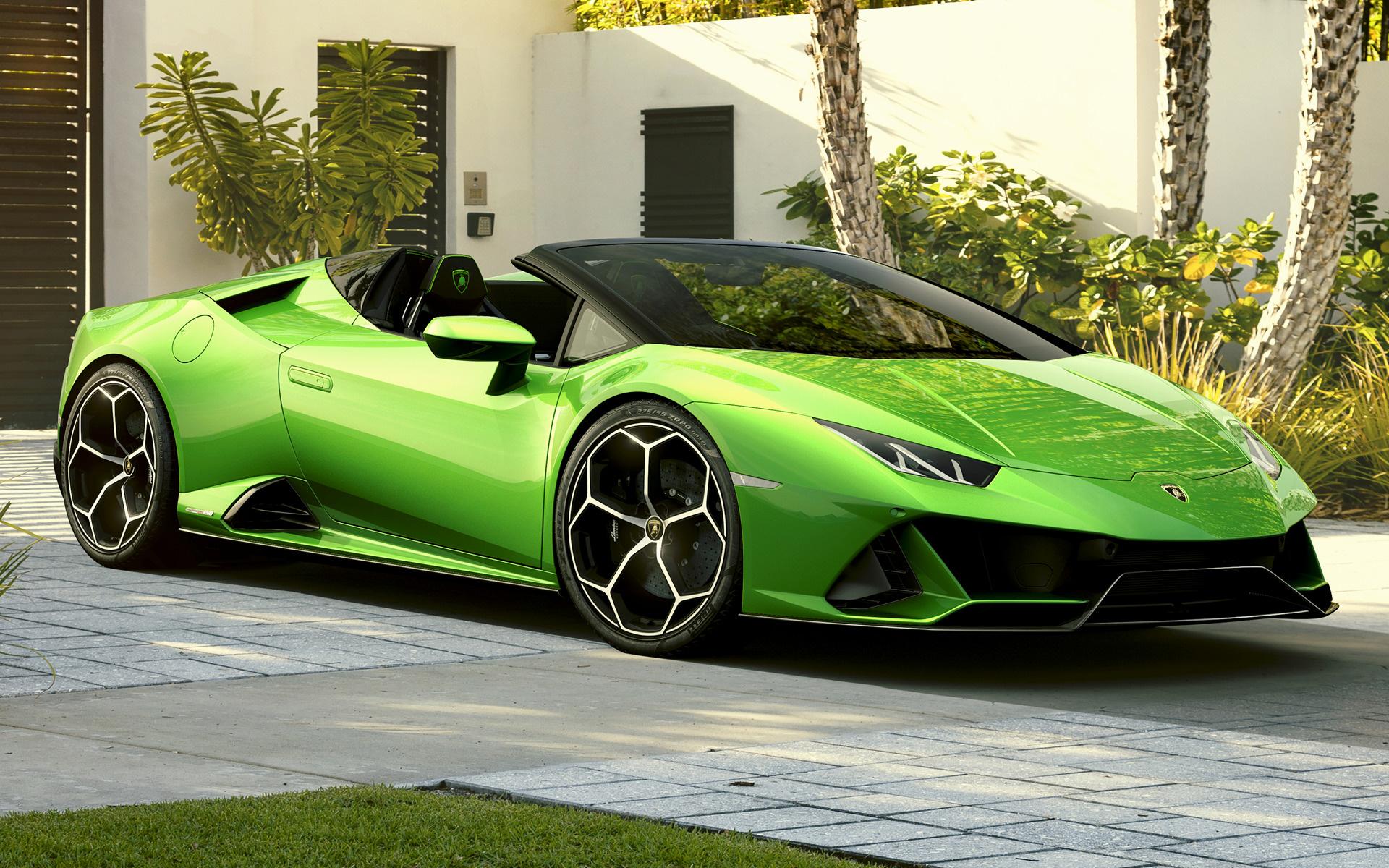 Lamborghini Huracan Evo Spyder and HD Image
