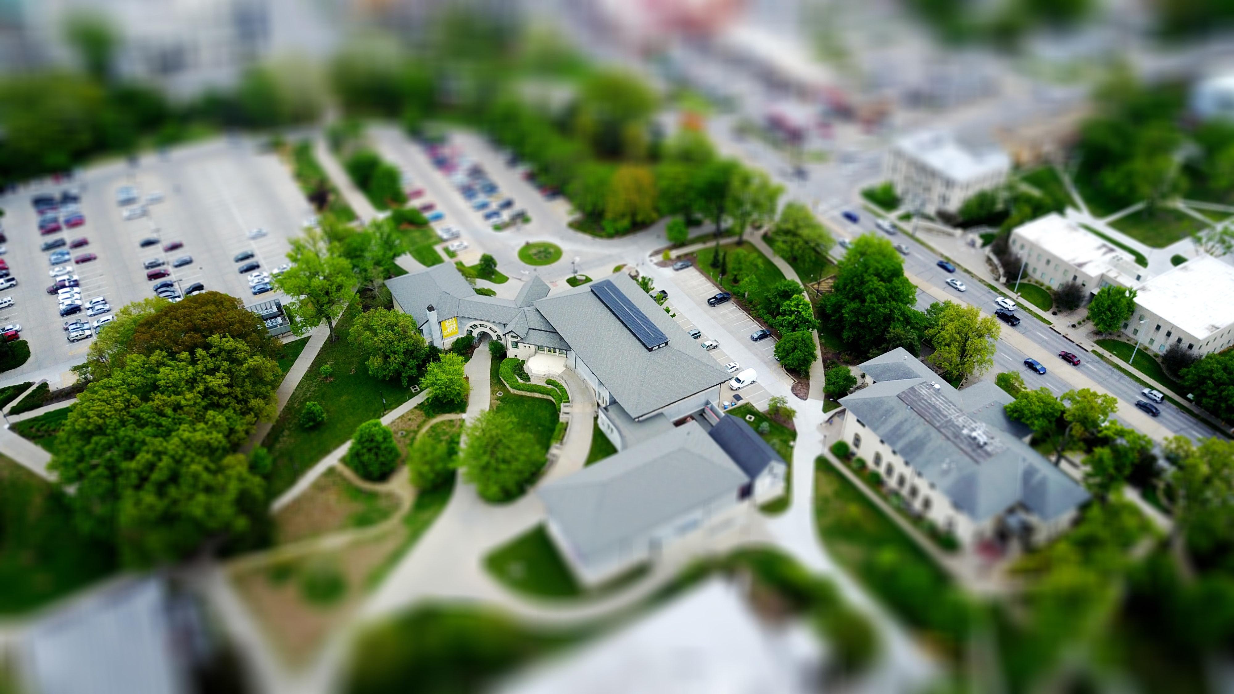 Tilt Shift Photography Of Houses · Free