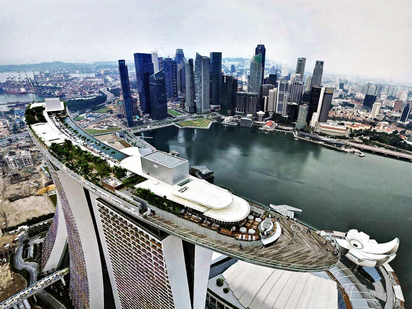 Marina Bay Sands Hotel. Series 'Elegant architectural