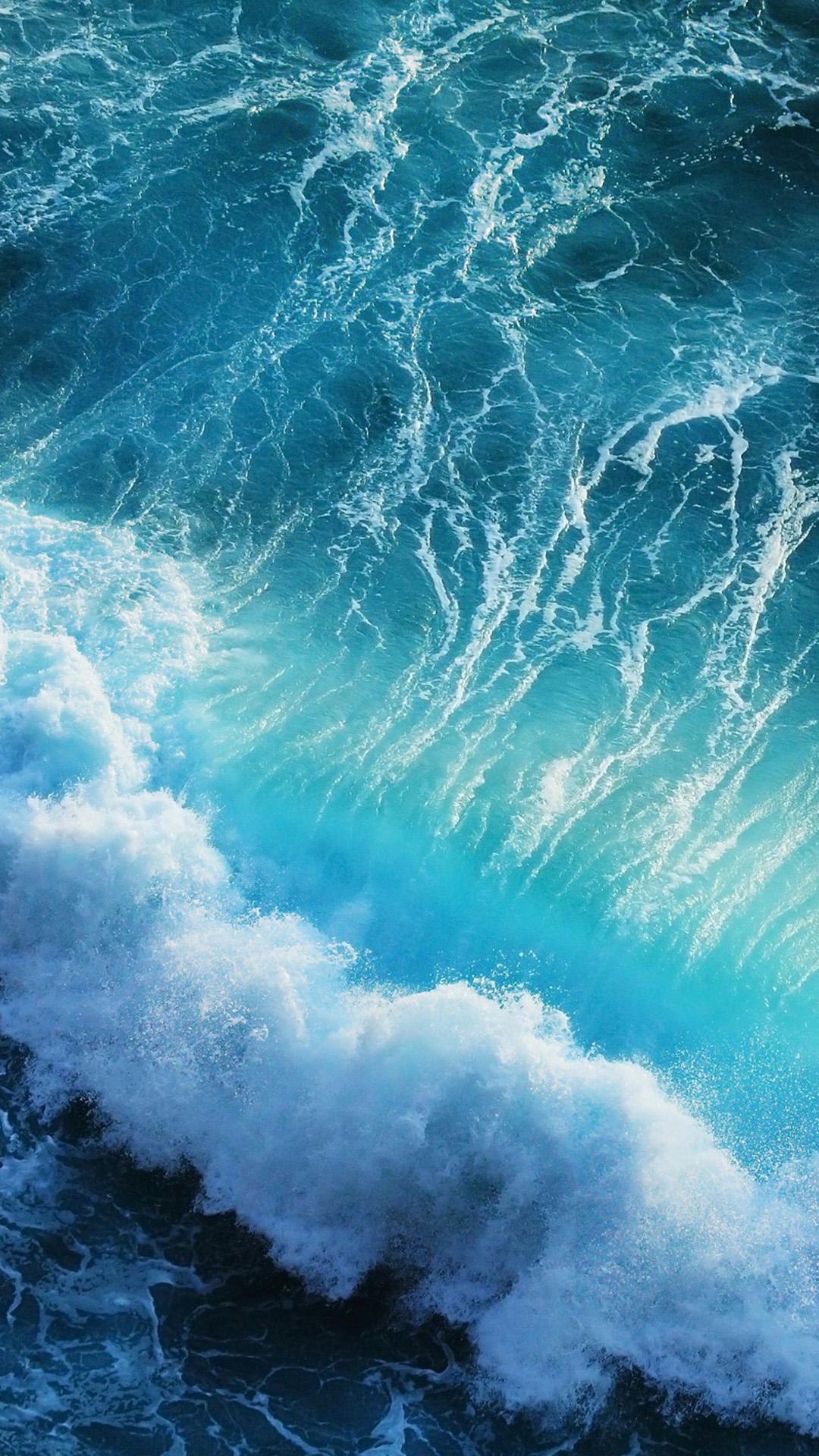 Free download Blue sea water wallpaper for iphone 6 plus
