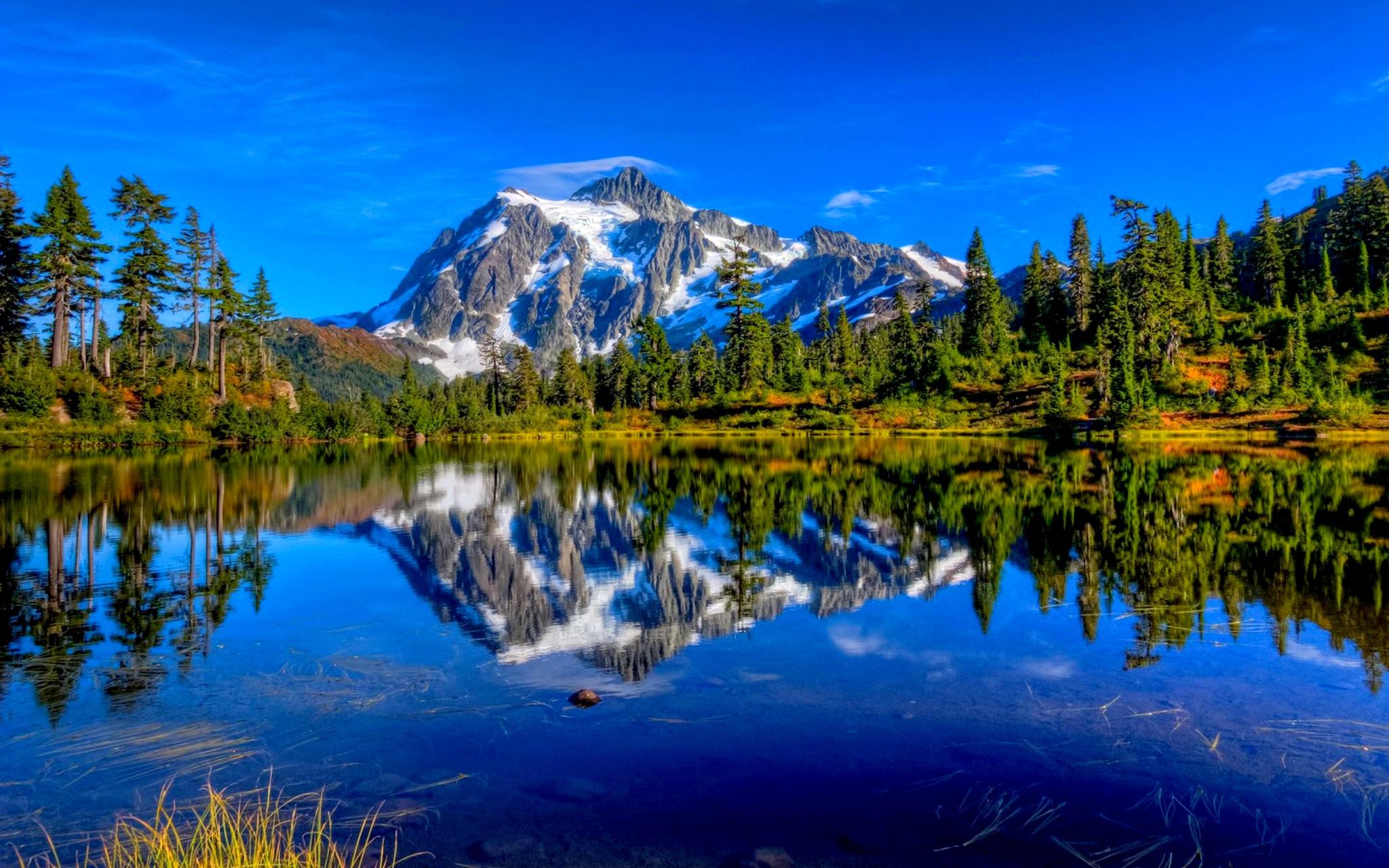Mountain Lake Wallpaper, HD Wallpaper & background Download