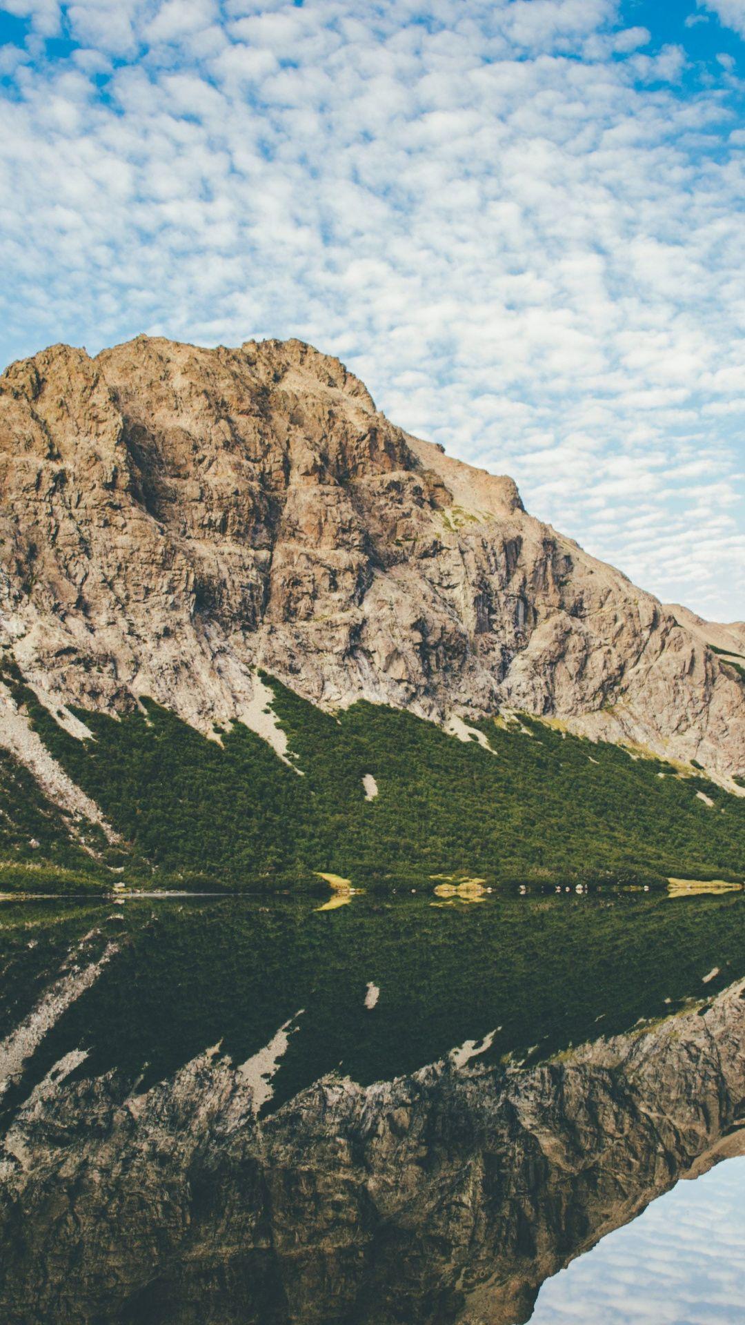 Beautiful lake, reflections, mountains, 1080x1920 wallpaper