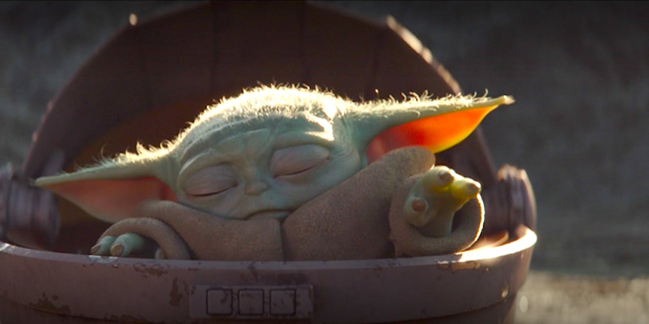 Beautiful Baby Yoda Wallpaper