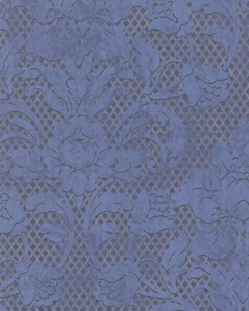Wallpaper tendrils vintage dark blue gloss Marburg 58631