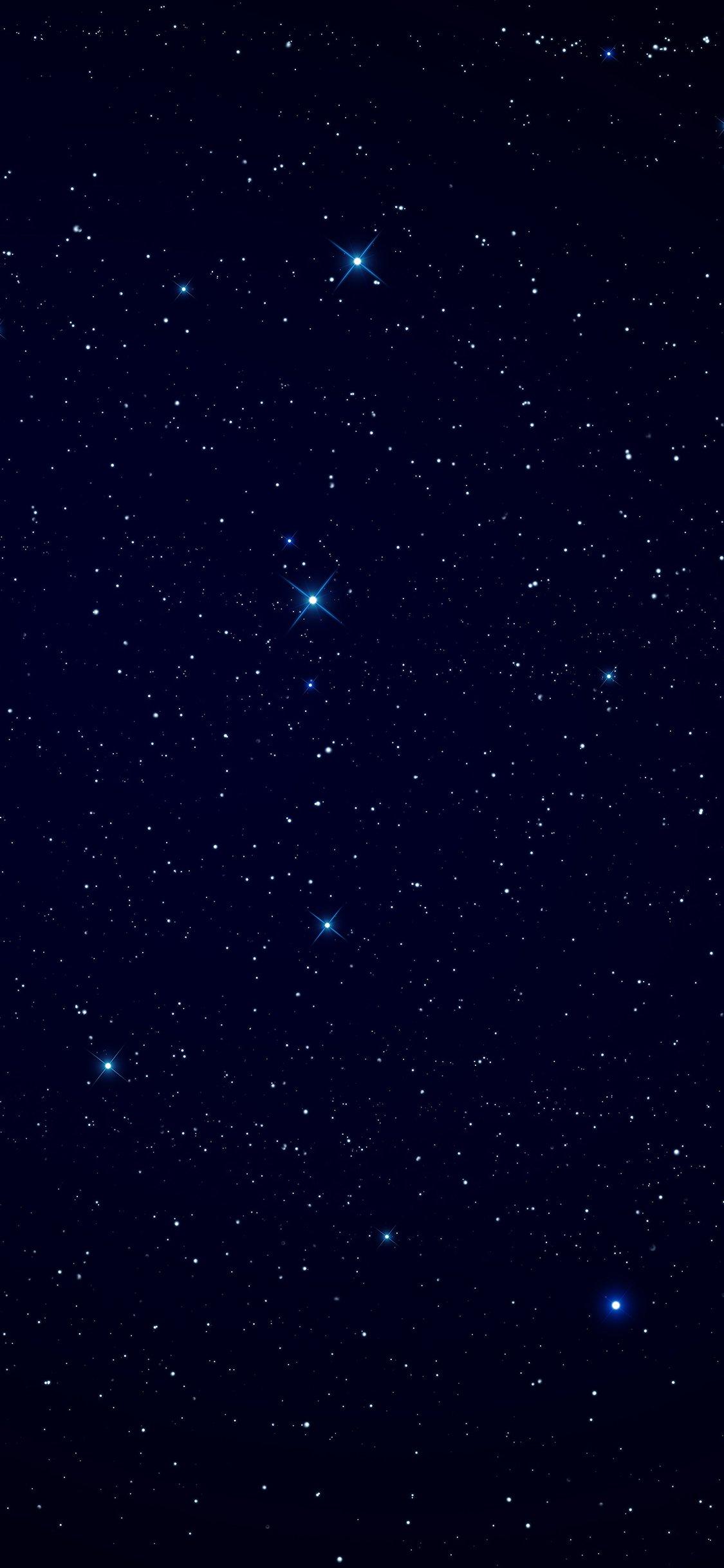 Space star night dark iPhone Wallpaper Free Download