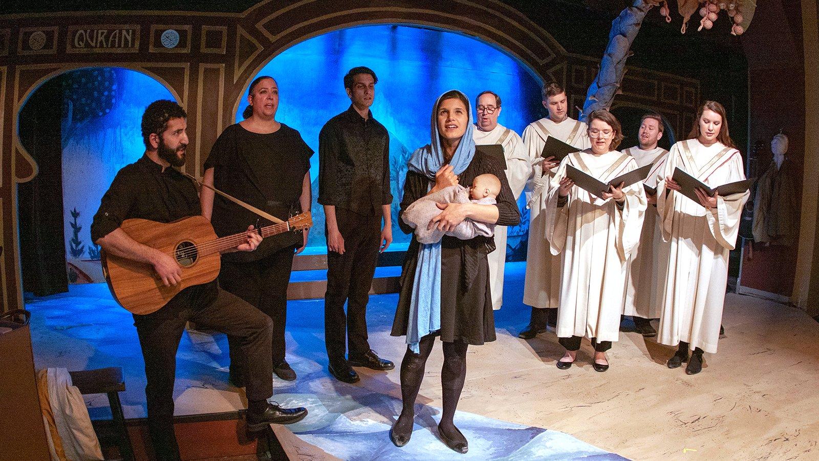 A new play, 'Christmas Mubarak, ' mixes Christian and Muslim