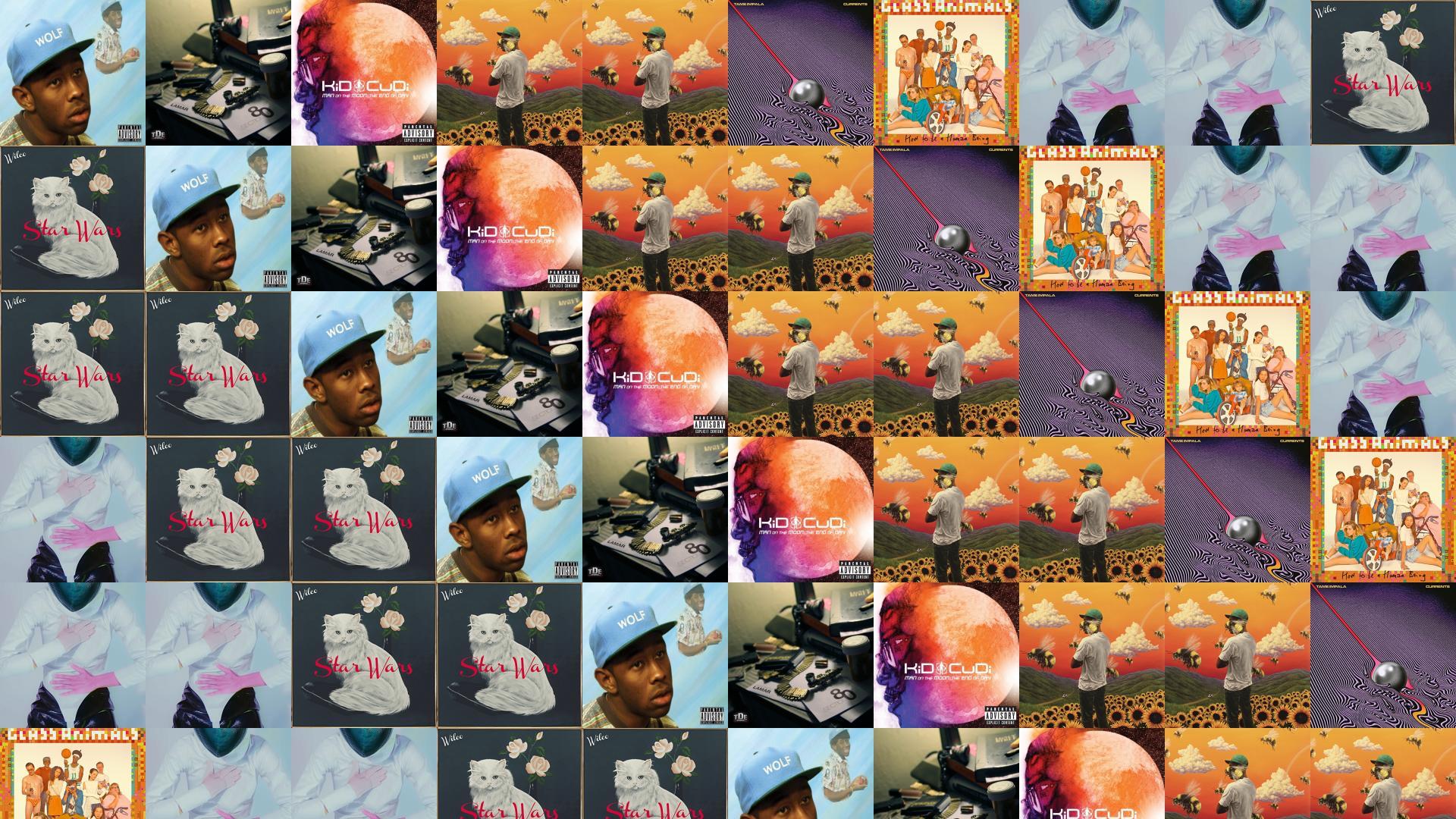 Tyler Creator WOLF Kendrick Lamar Section.80 Kid Cudi Wallpaper