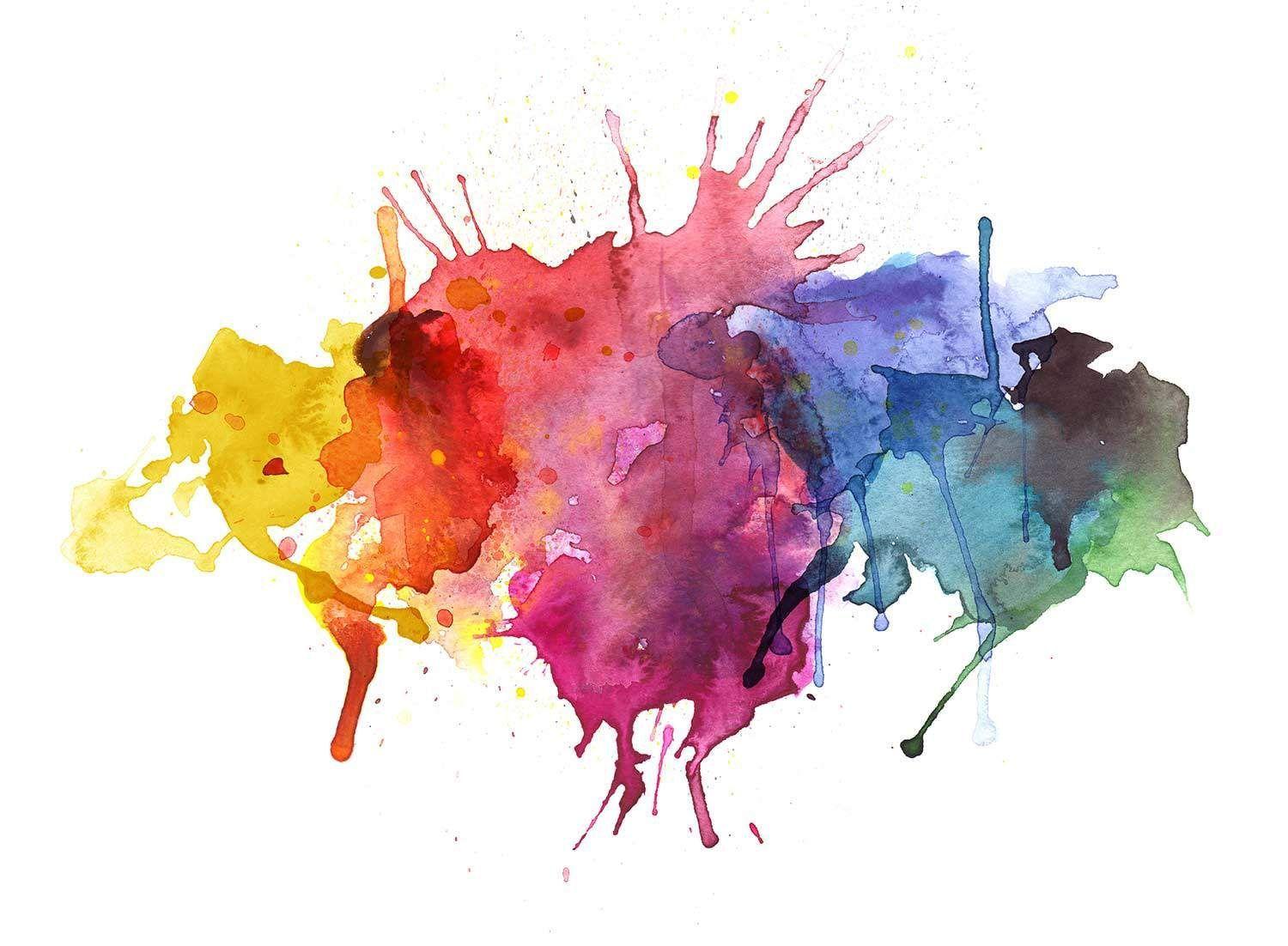 Splatter Watercolor Wallpaper