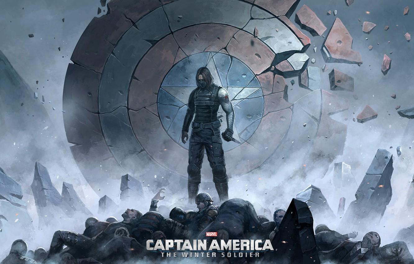 Wallpaper Captain America: The Winter Soldier, winter soldier