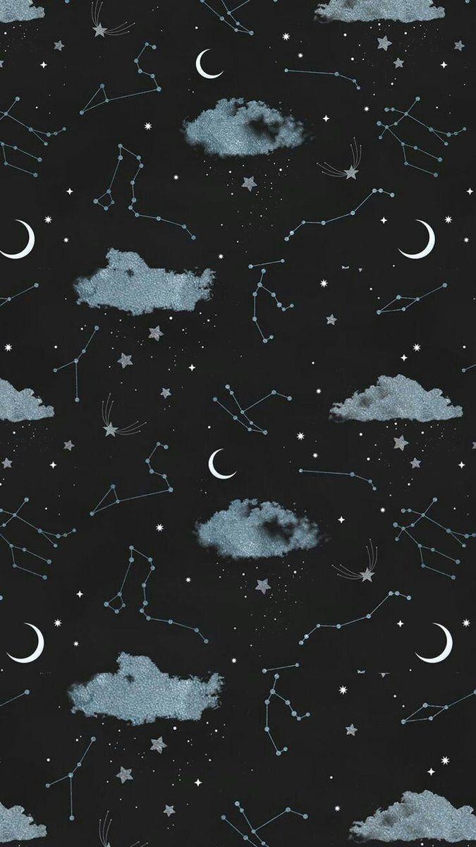 zodiac. Moon, stars wallpaper