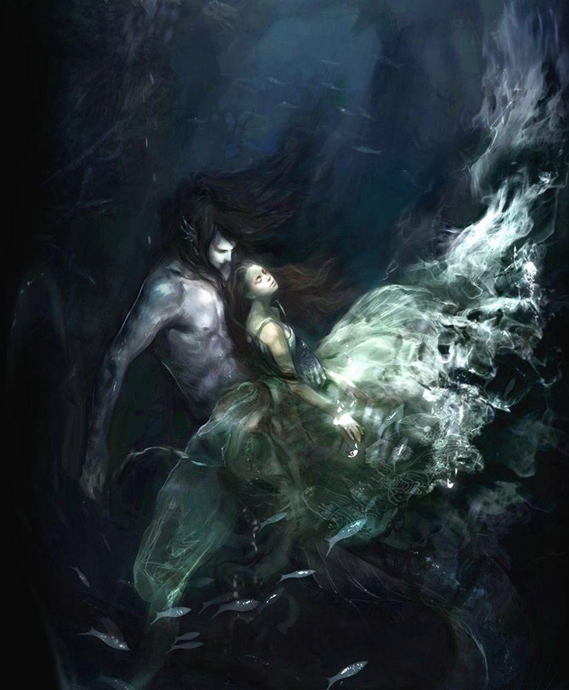 At One With My Love Art. Hades and persephone, Persephone, Mermaid wallpaper