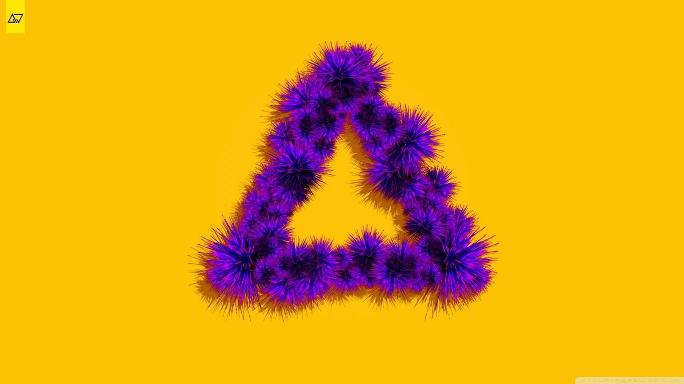 Flora Triangle Ultra HD Desktop Background Wallpaper for 4K