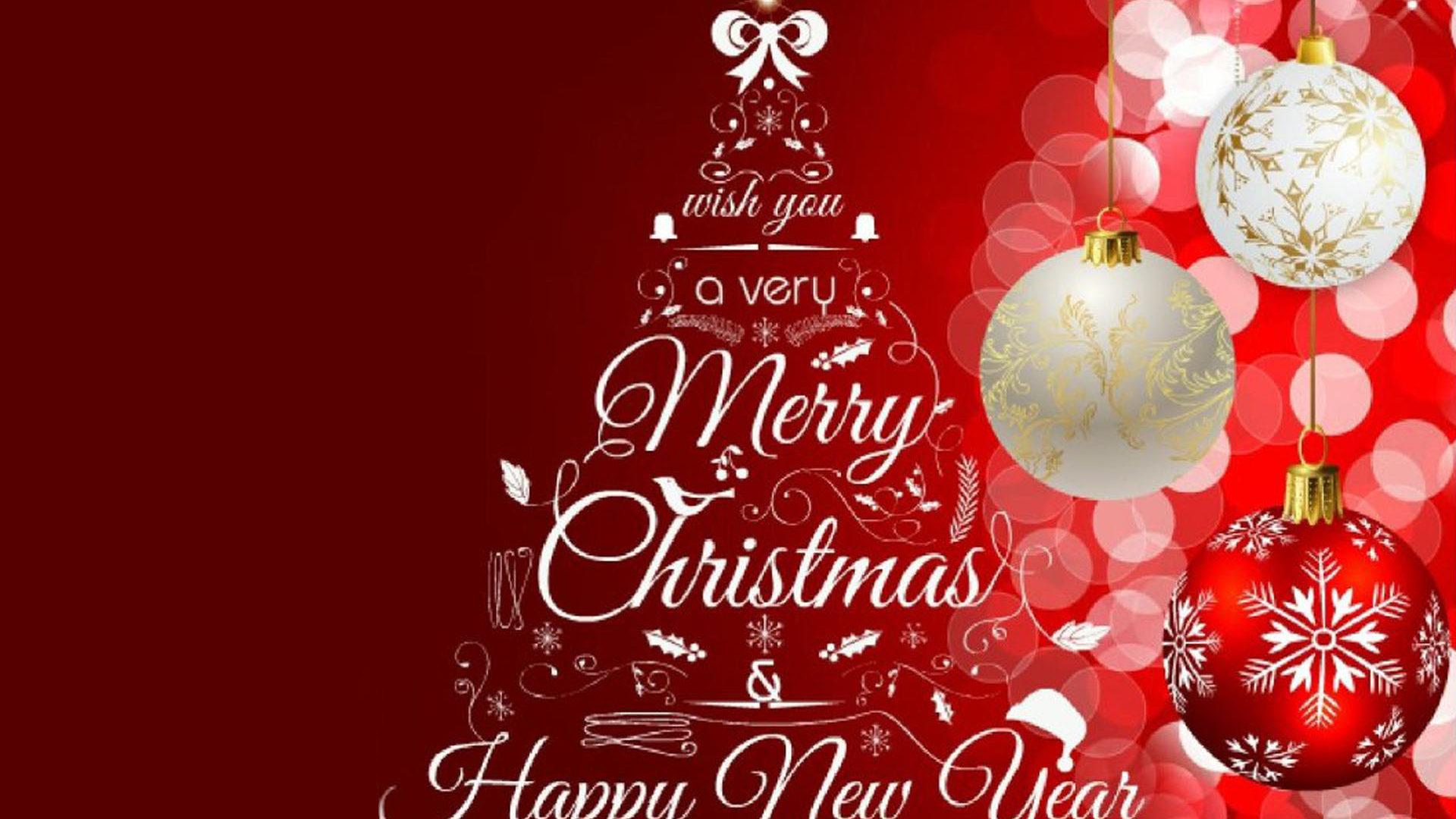 Greeting Card Merry Christmas And Happy New Year 2020 Image