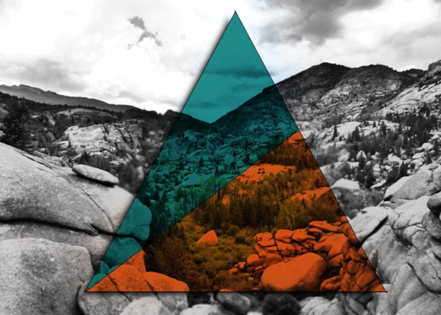 General X1080 Nature Triangle Selective Coloring Polyscape