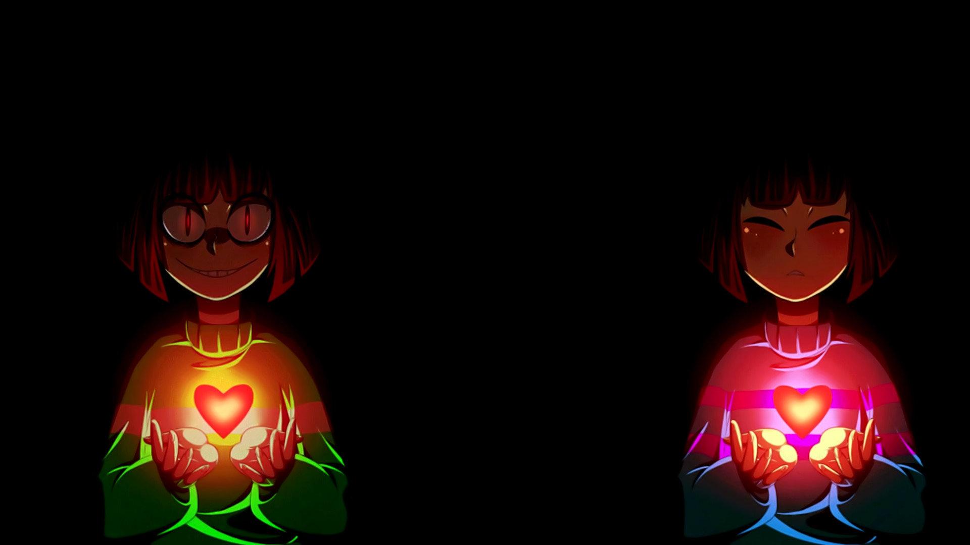 Undertale Frisk And Chara, HD Wallpaper & background