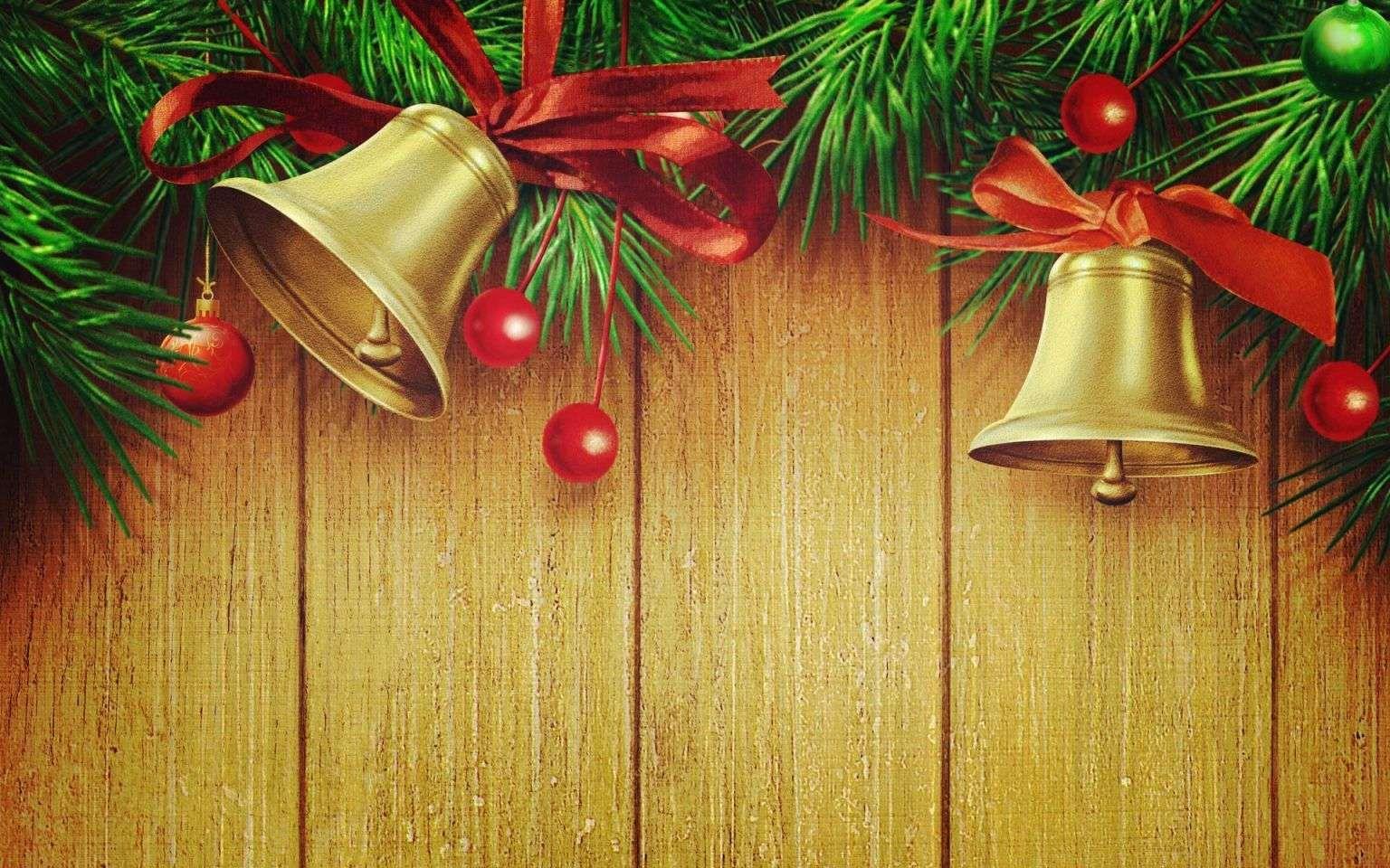 Christmas Jingle Bells Red Balls Song Wallpaper Download