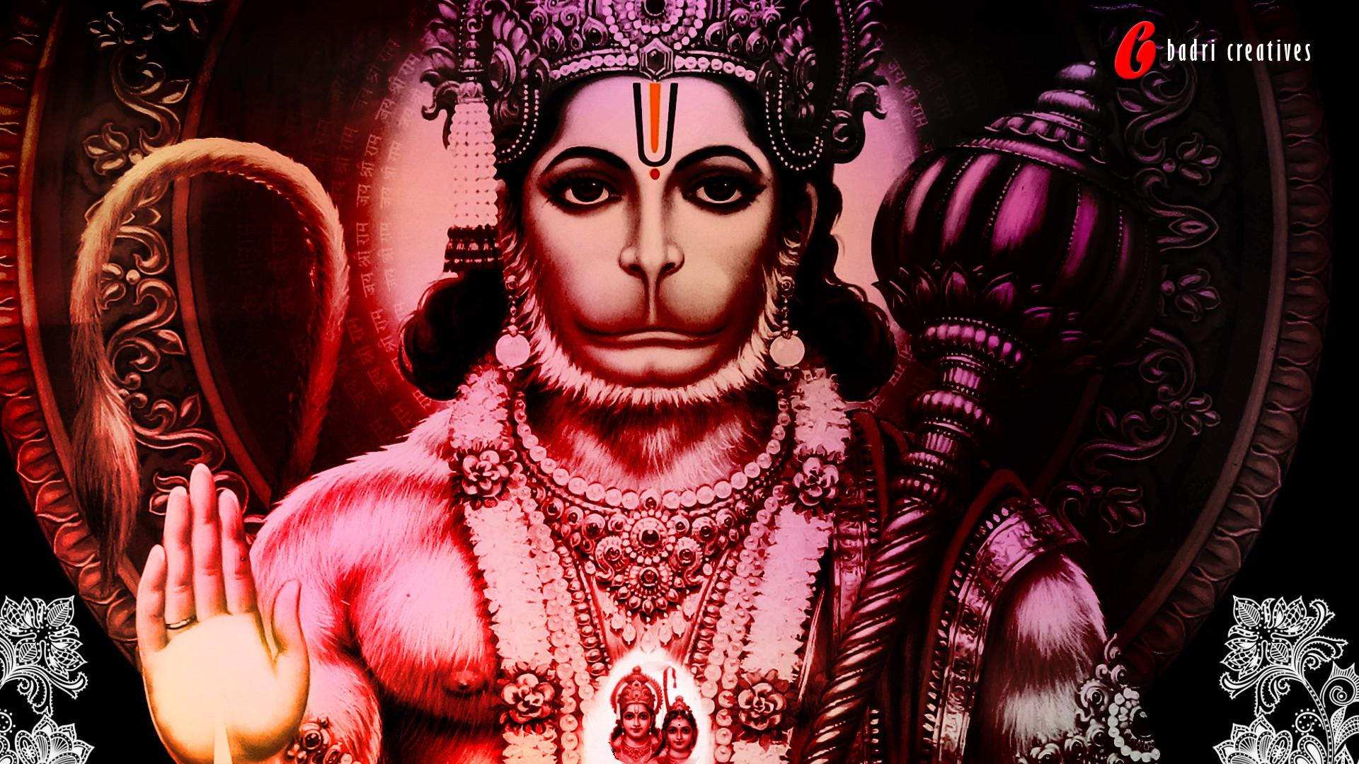 Lord Hanuman HD Wallpaper Black And White Free