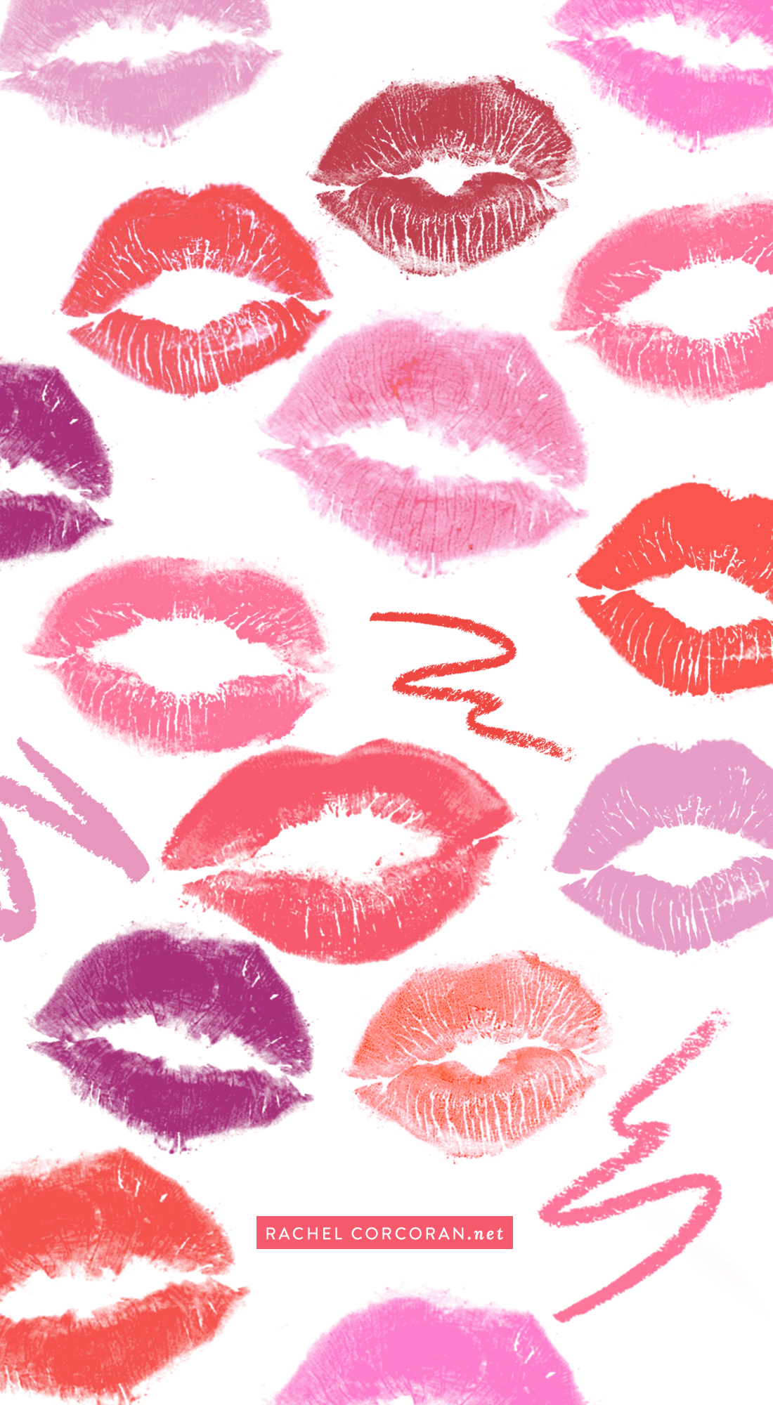 Kisses. #Casetify #Art #Design #Illusration #Lipstick