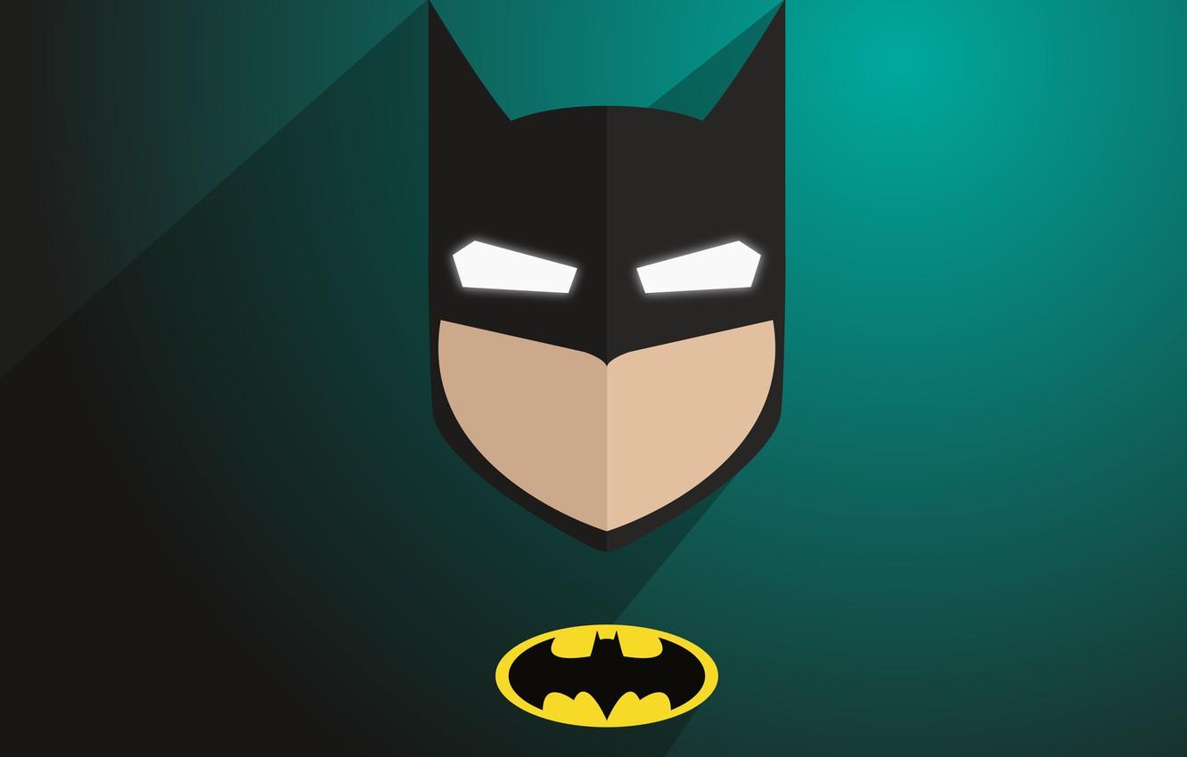 Wallpaper logo, Batman, minimalism, comics, digital art, artwork