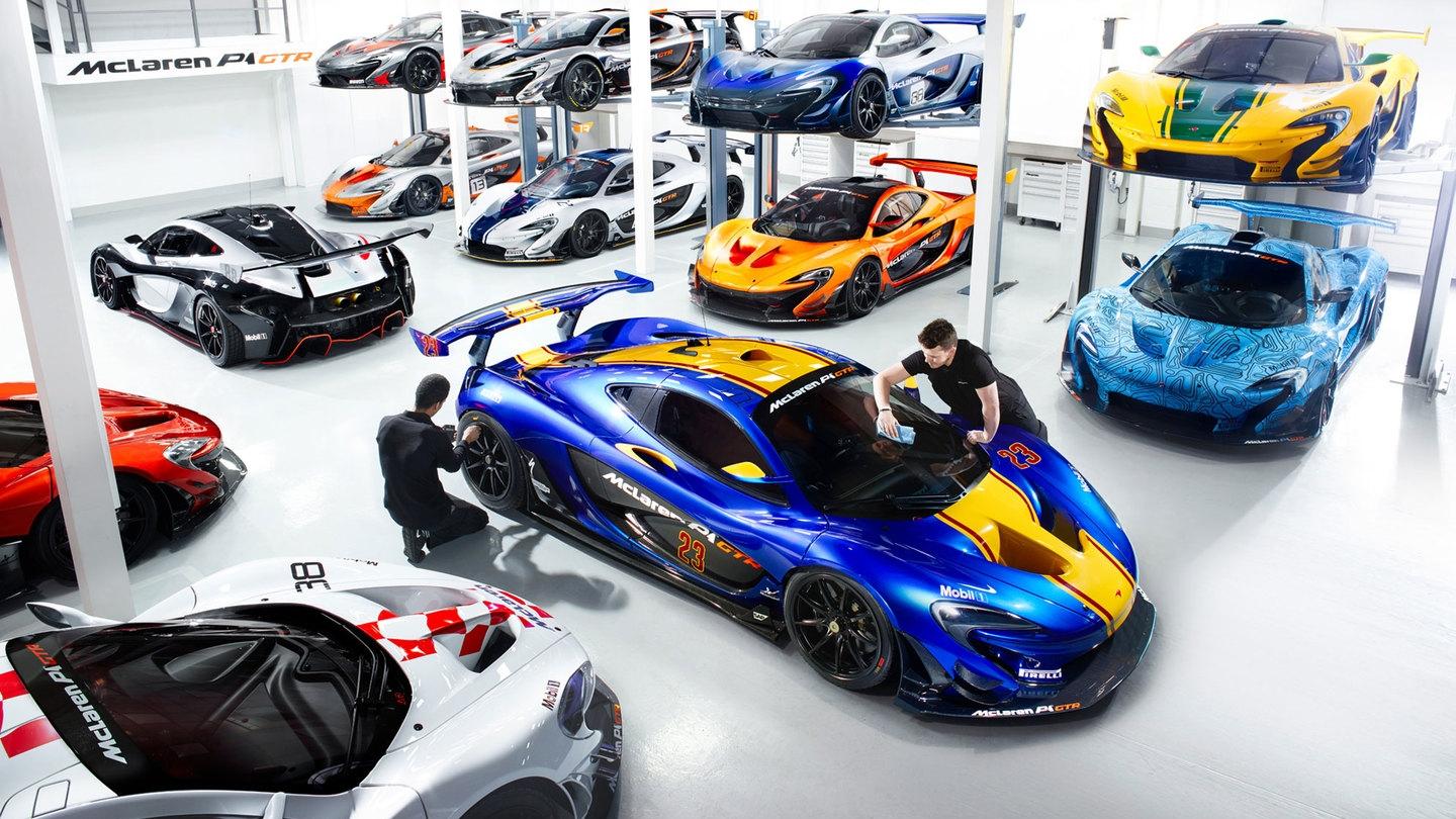 McLaren Drops Image Of The P1 GTR Workshop Picture, Photo