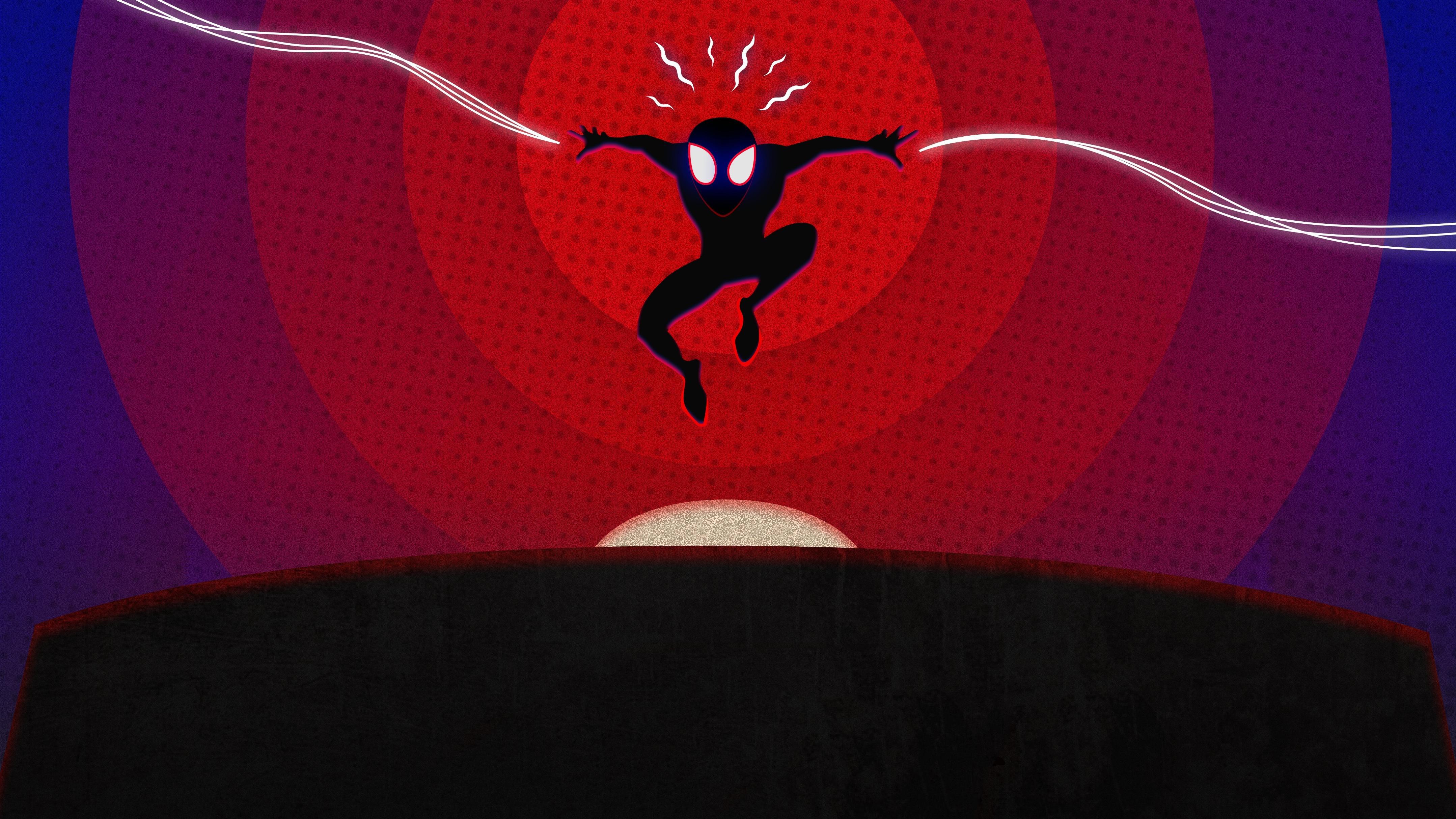 Wallpaper Spider Man: Into The Spider Verse, Artwork, 4K, Movies