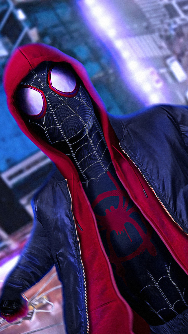Movie Spider Man: Into The Spider Verse (750x1334) Wallpaper