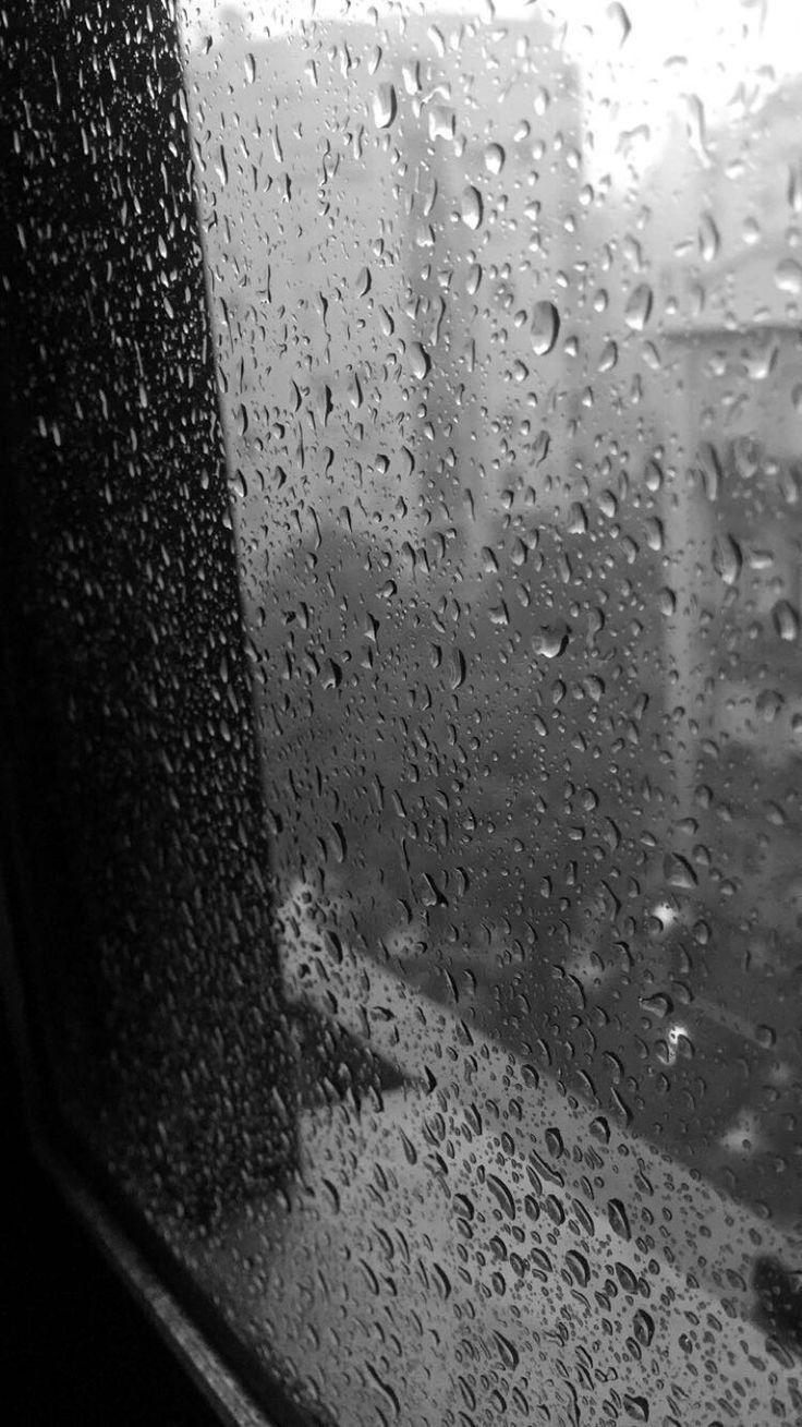 Raindrop covered window. Rain wallpaper, Rain photography