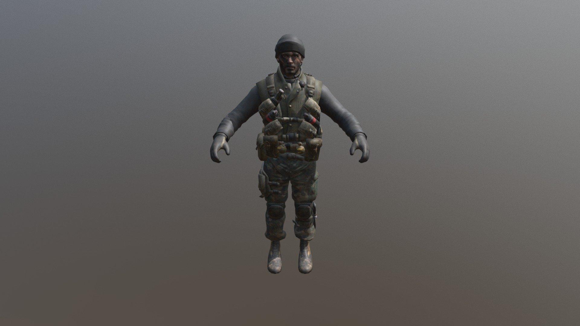 Bo2 Alex Mason Free 3D model