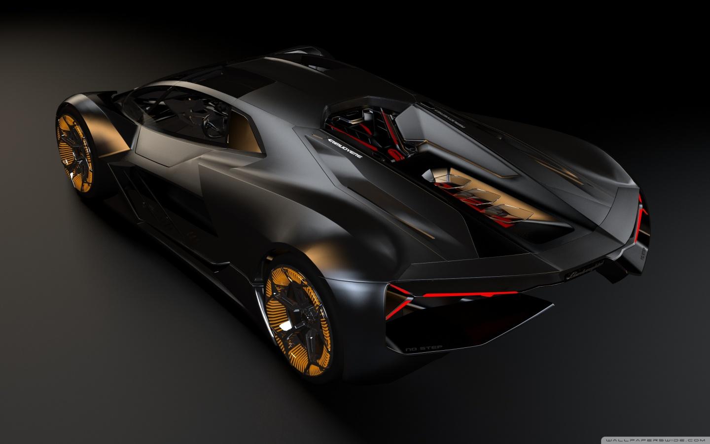 Lamborghini Terzo Millenio Side Ultra HD Desktop