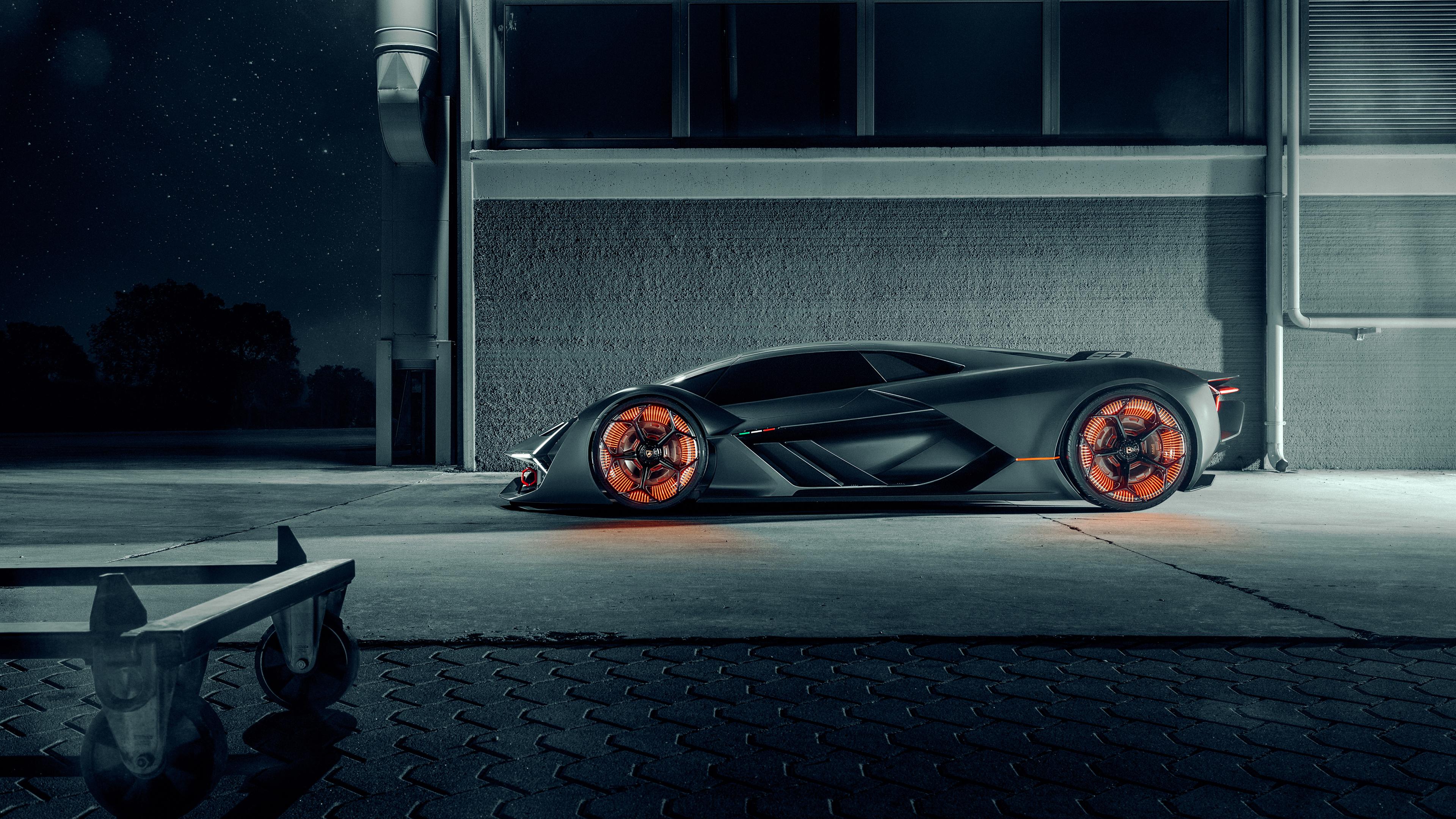 Wallpaper 4k Lamborghini Terzo Millennio 2019 Side View 2019