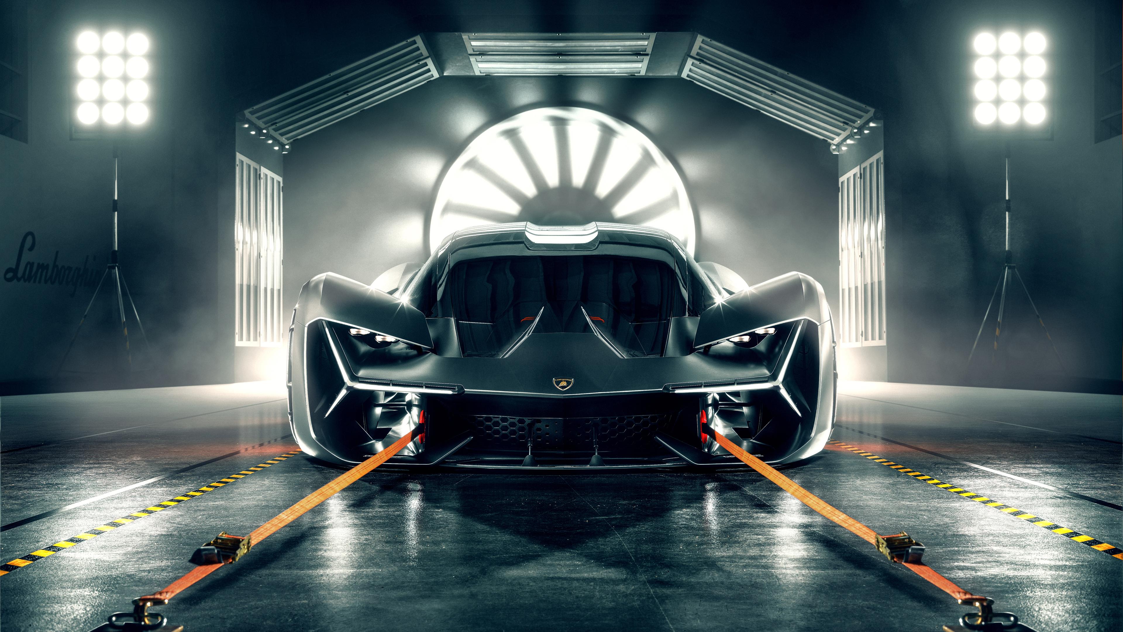 Wallpaper 4k Lamborghini Terzo Millennio 2019 Front View