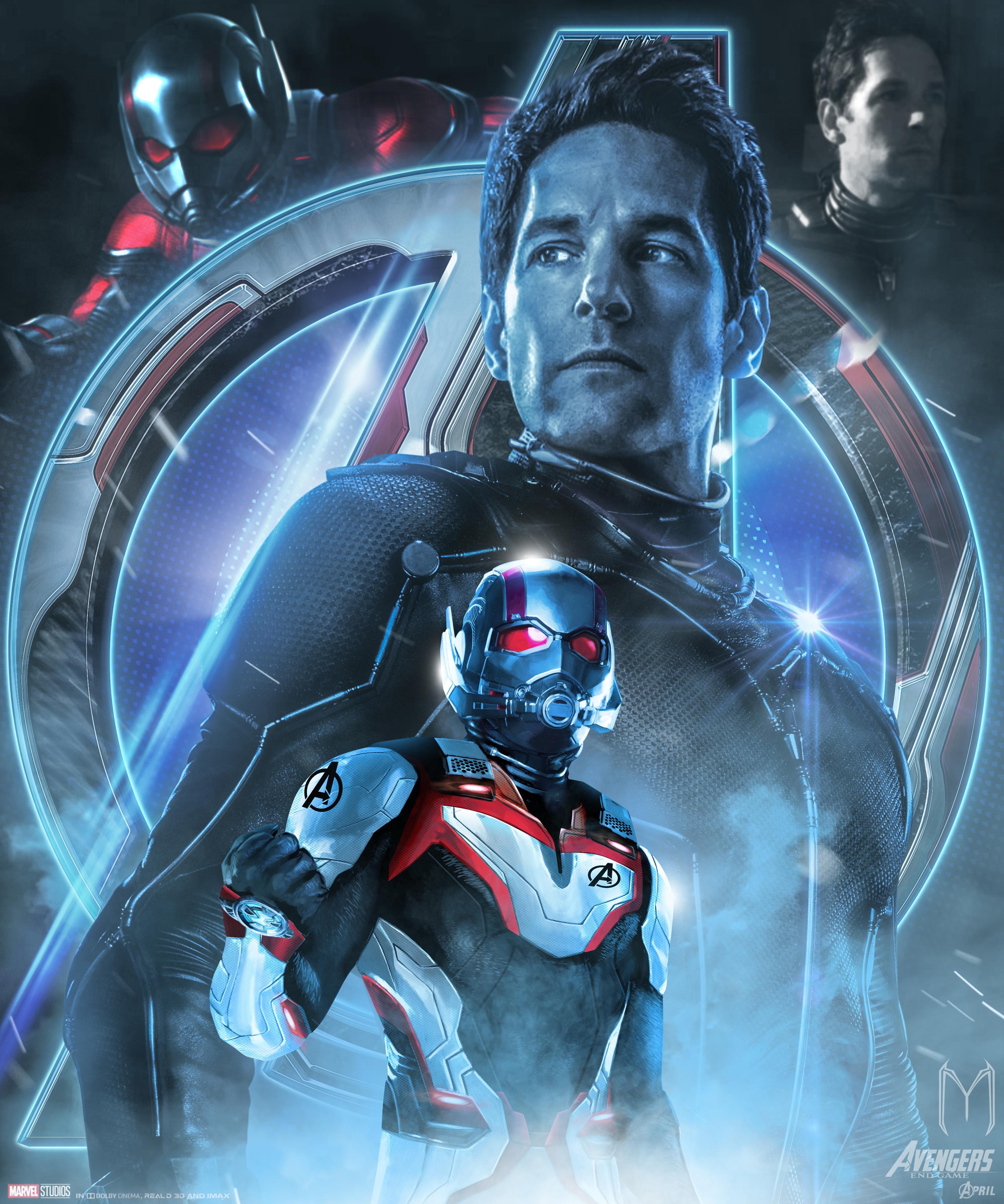 Free download Avengers Endgame Ant Man Poster Art Wallpaper HD