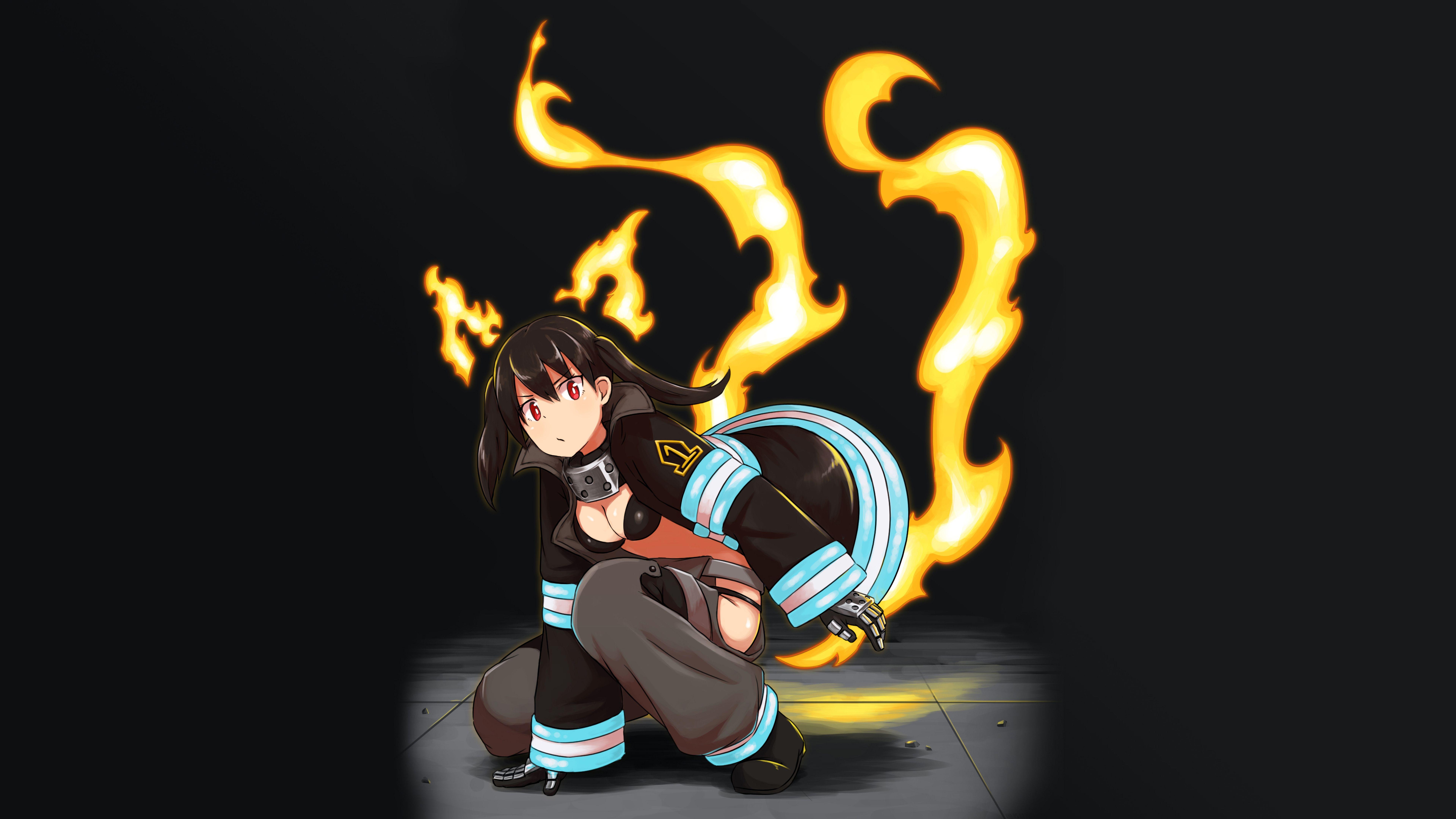 Fire Force 4k Amoled Wallpapers - Wallpaper Cave