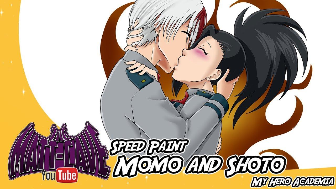 Speed Paint Yaoyorozu and Todoroki MHA