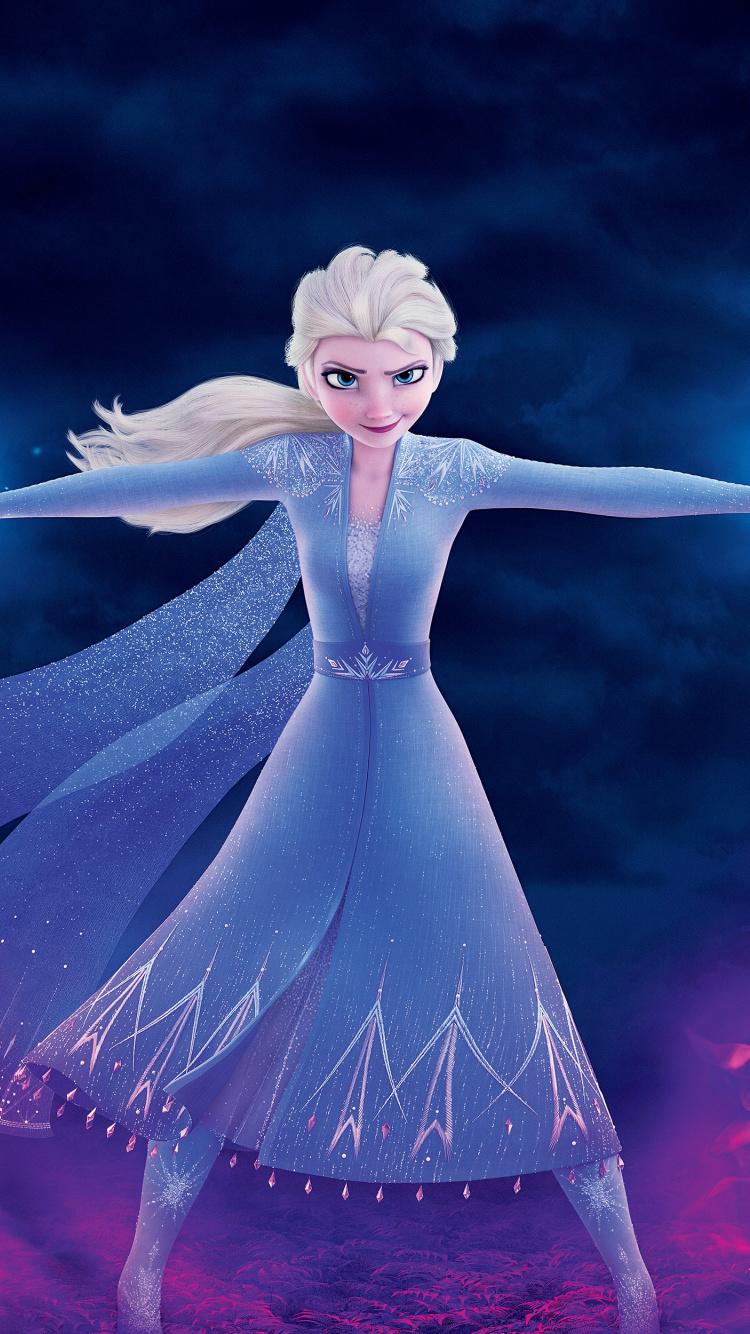 Download Snow fire, Eelsa from Frozen movie wallpaper