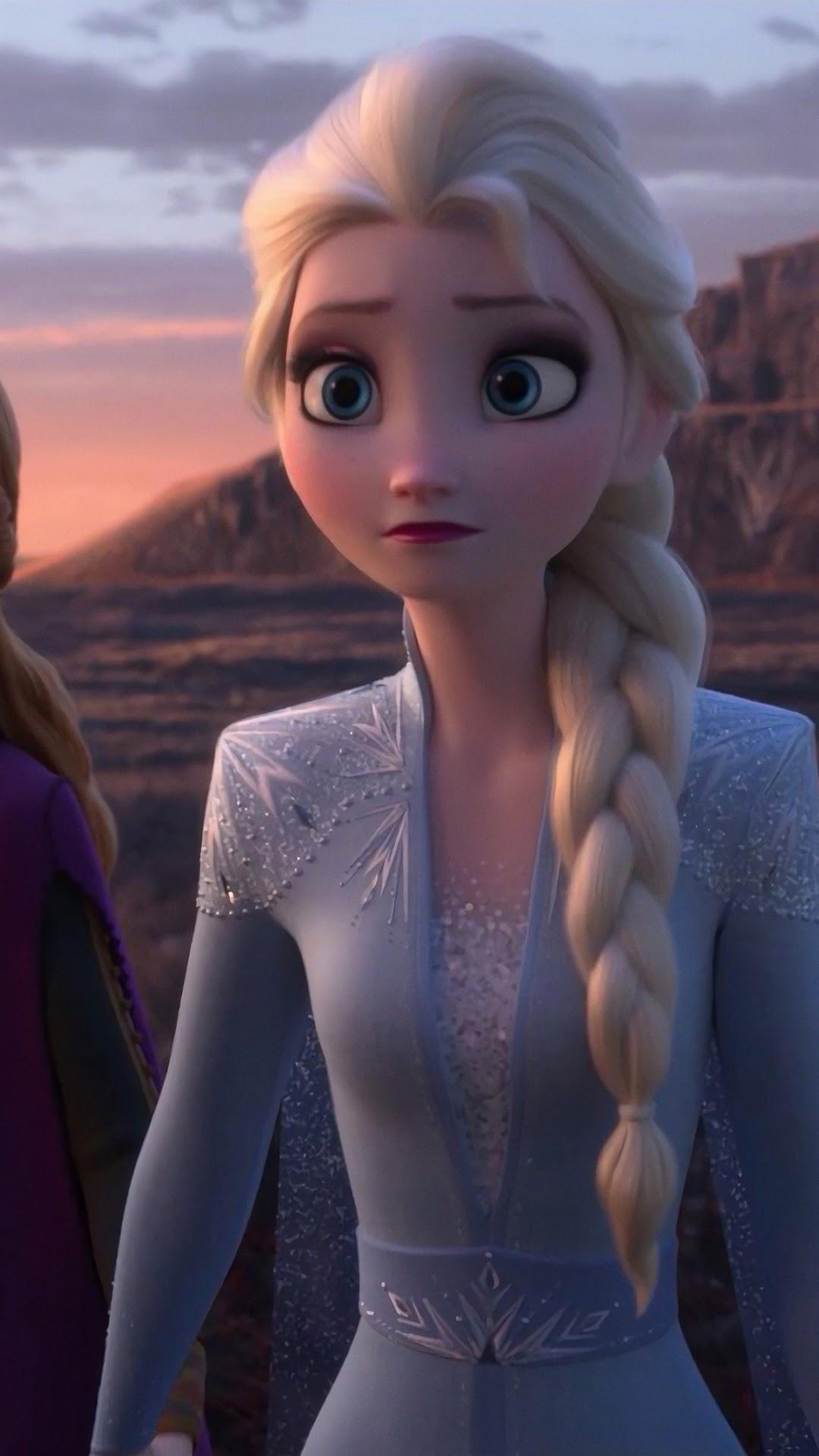 Frozen 2 Elsa Anna 4K Wallpaper