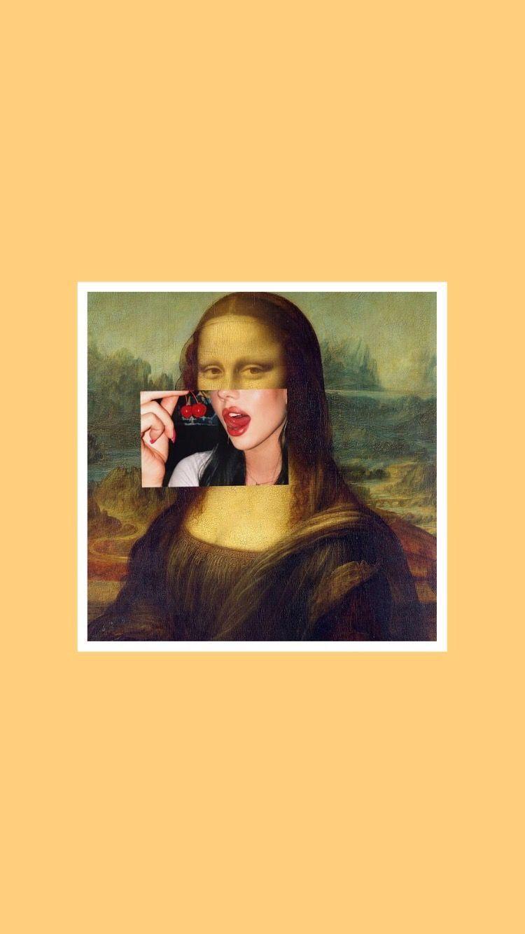 she a bad Mona Lisa. Aesthetic wallpaper