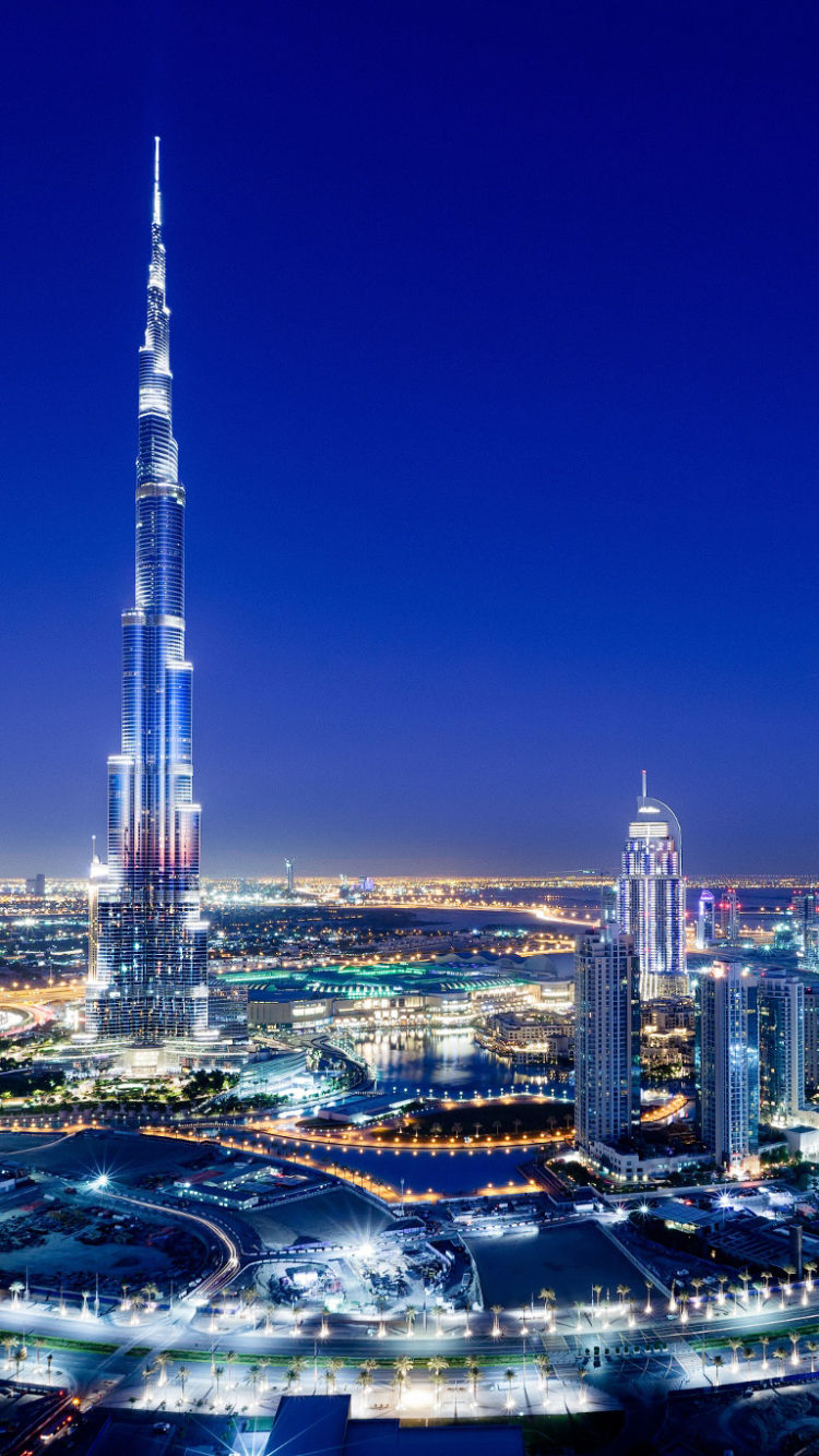 Man Made Burj Khalifa (750x1334) Wallpaper