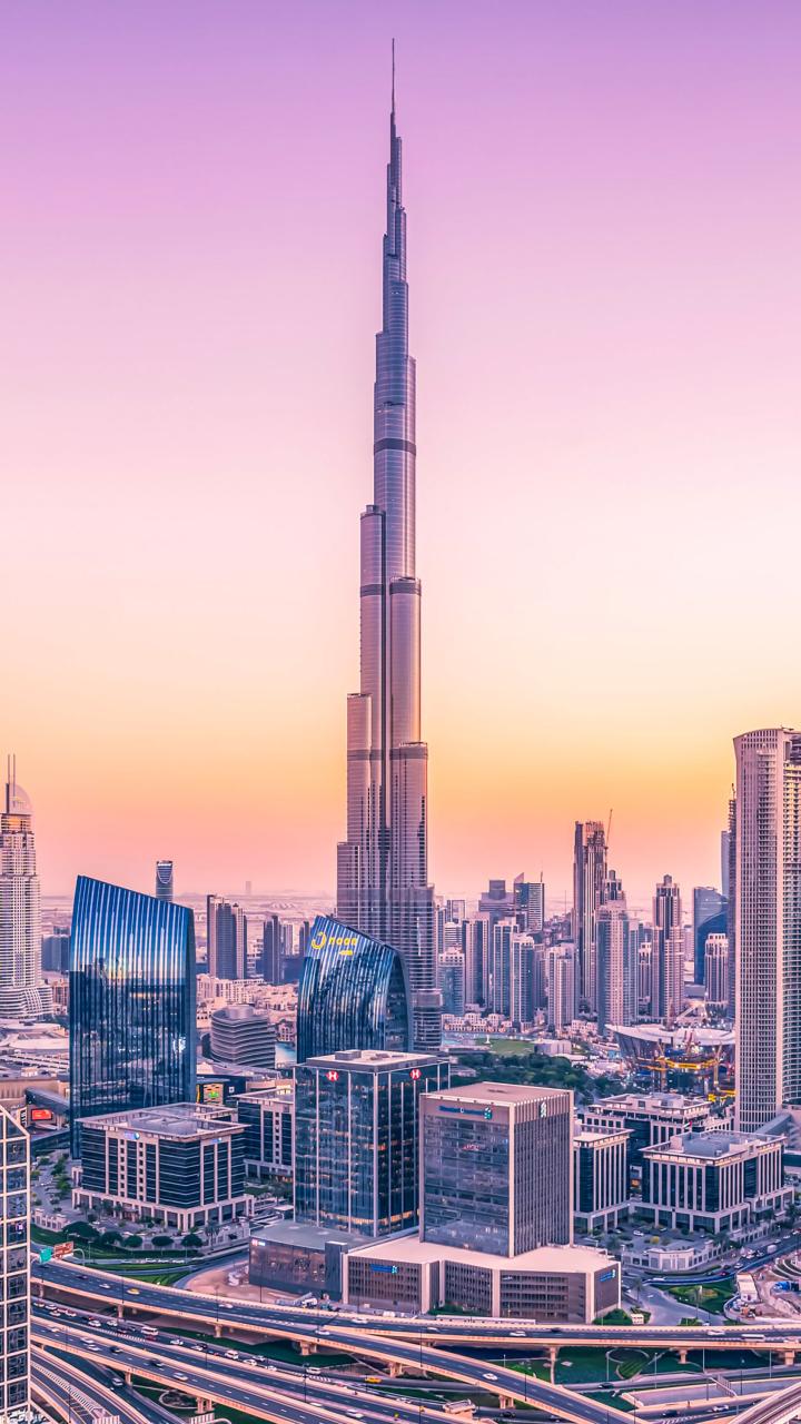 Man Made Burj Khalifa (720x1280) Wallpaper