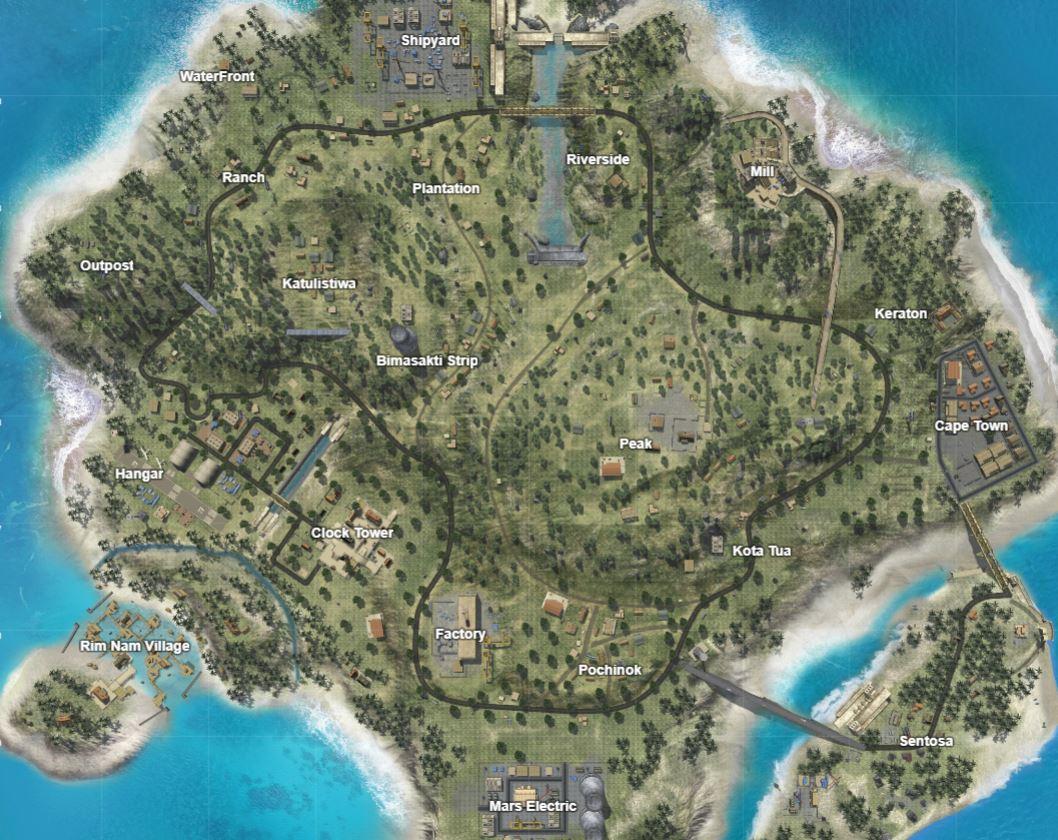 free fire map in google map