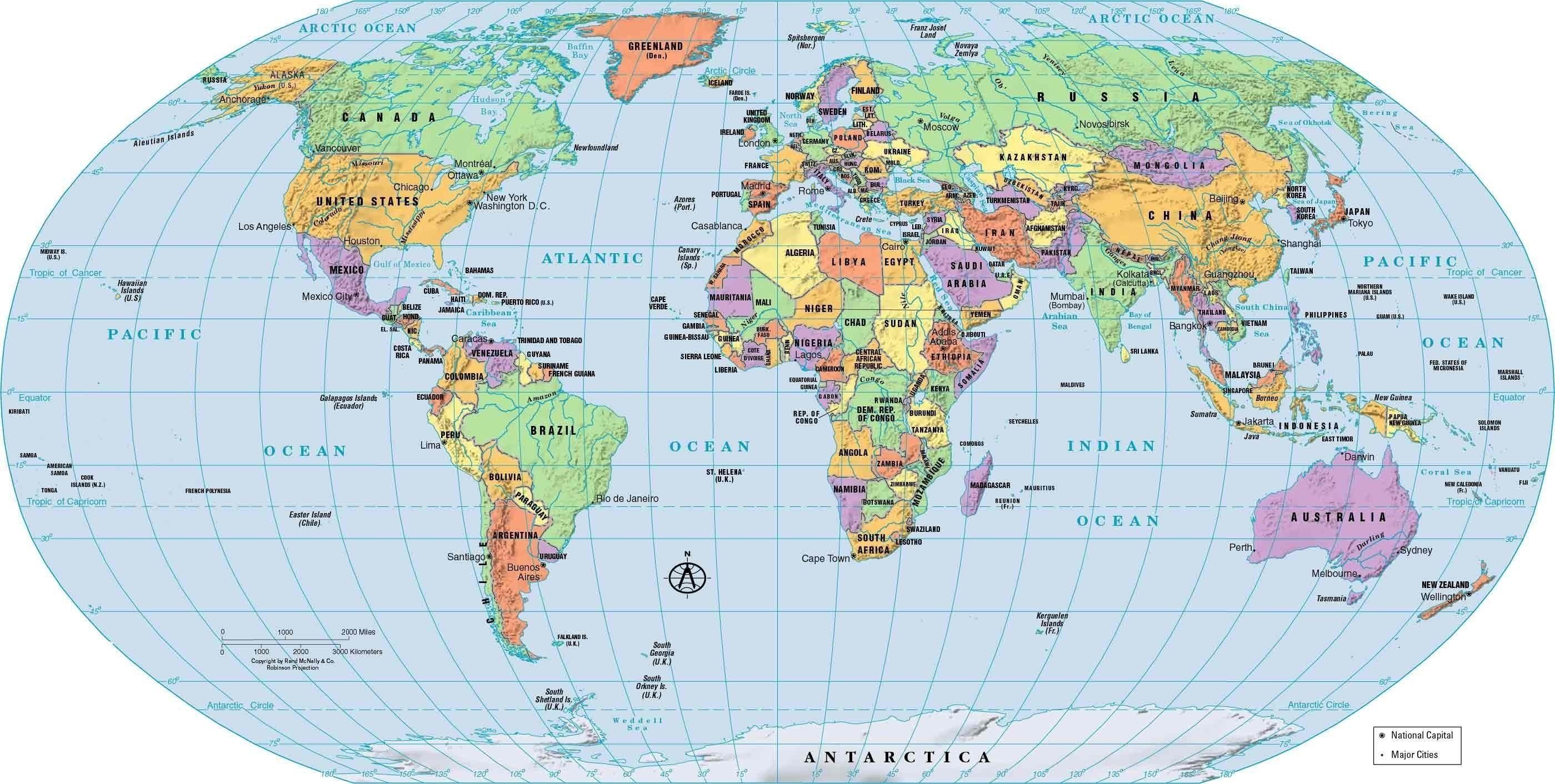 World Map HD Picture, World Map HD Image