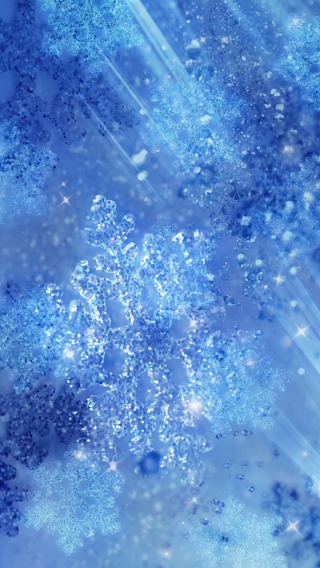 Beautiful Glittering Snowflakes. Winter wallpaper, Winter wallpaper desktop, Glitter wallpaper