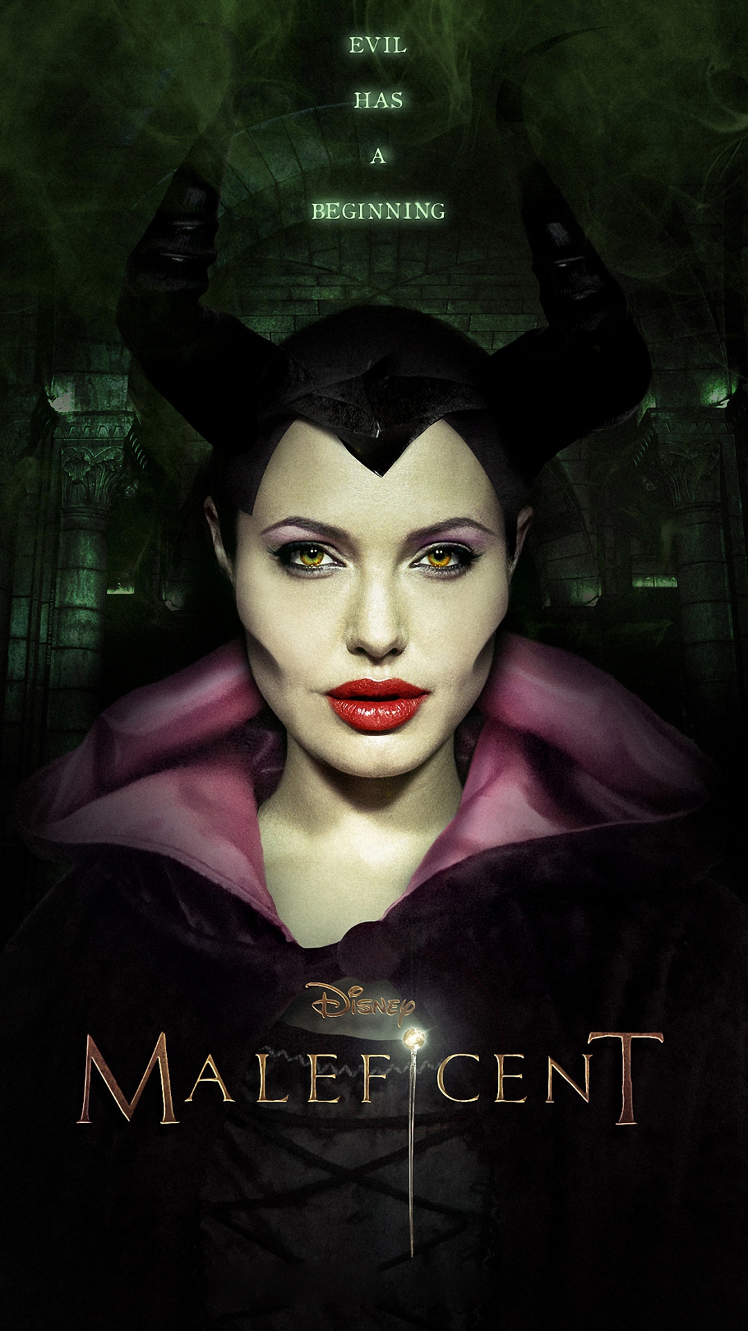 Maleficent Angelina Jolie iPhone 6s Wallpaper HD