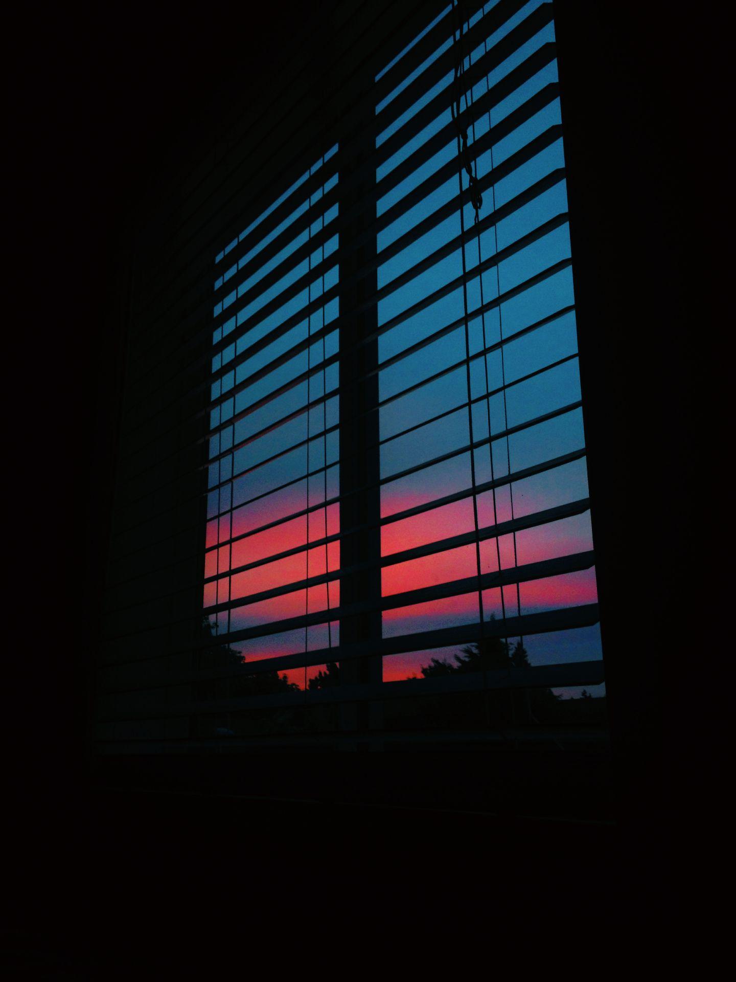 Sunset gazing through my window