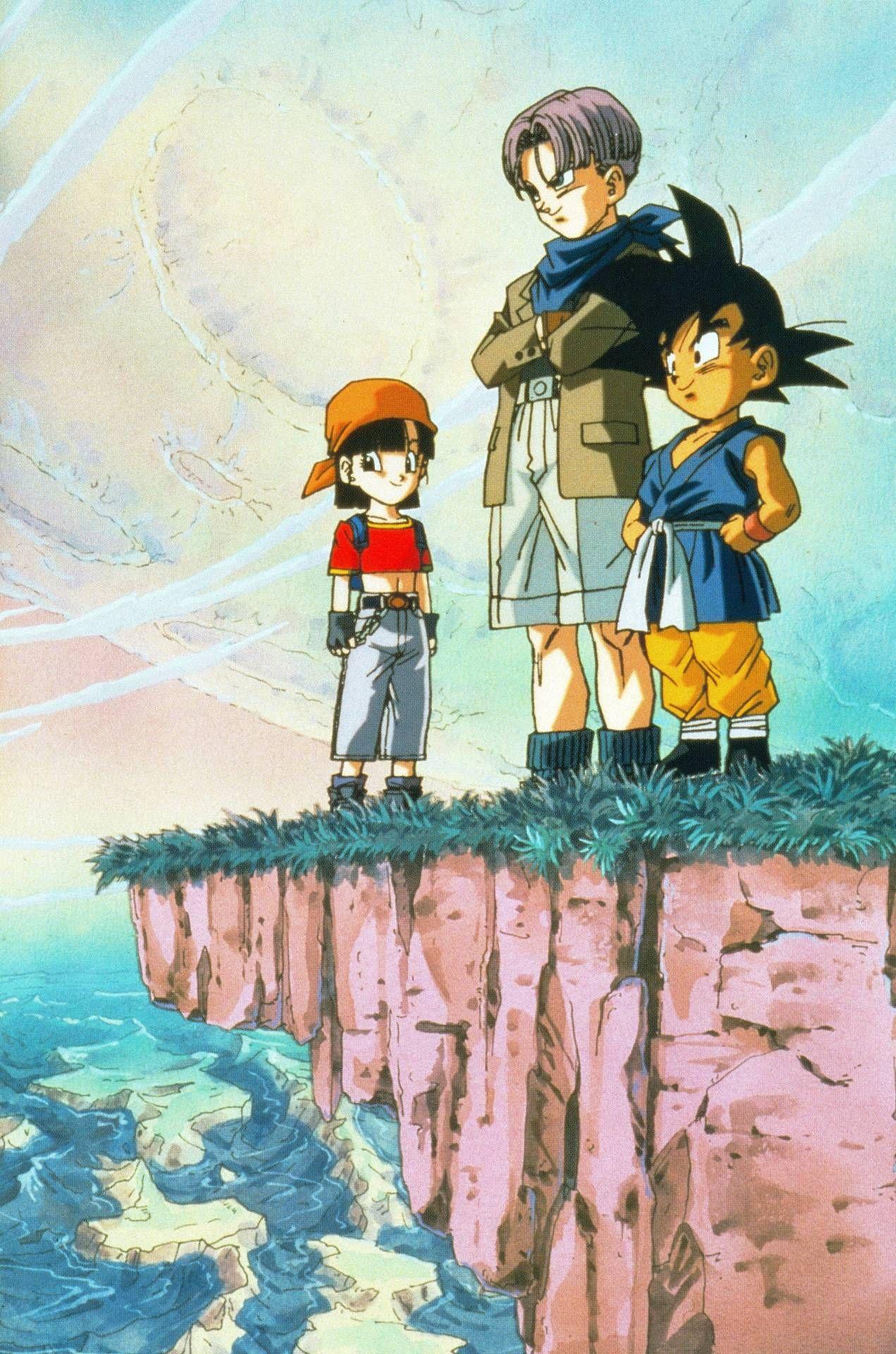 Dragon Ball GT. Pan, Trunks, And An Unfortunately Turned