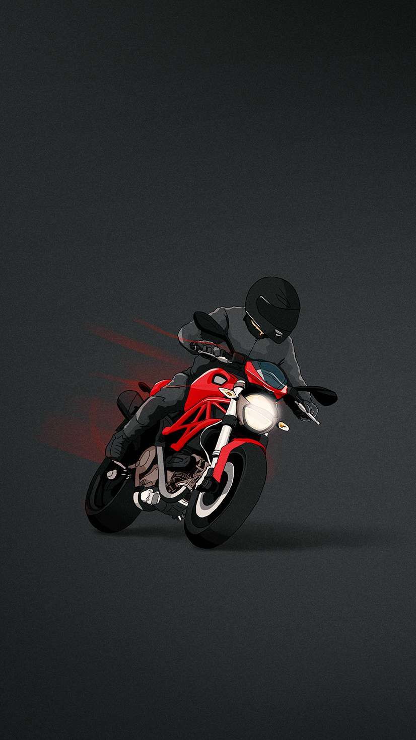 Ducati Monster. Ducati monster, Bike drawing, Bike illustration