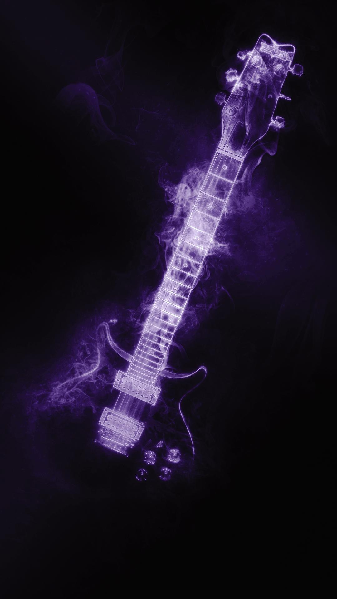 Smoking Guitar HD Wallpaper For Your Mobile Phone .3588